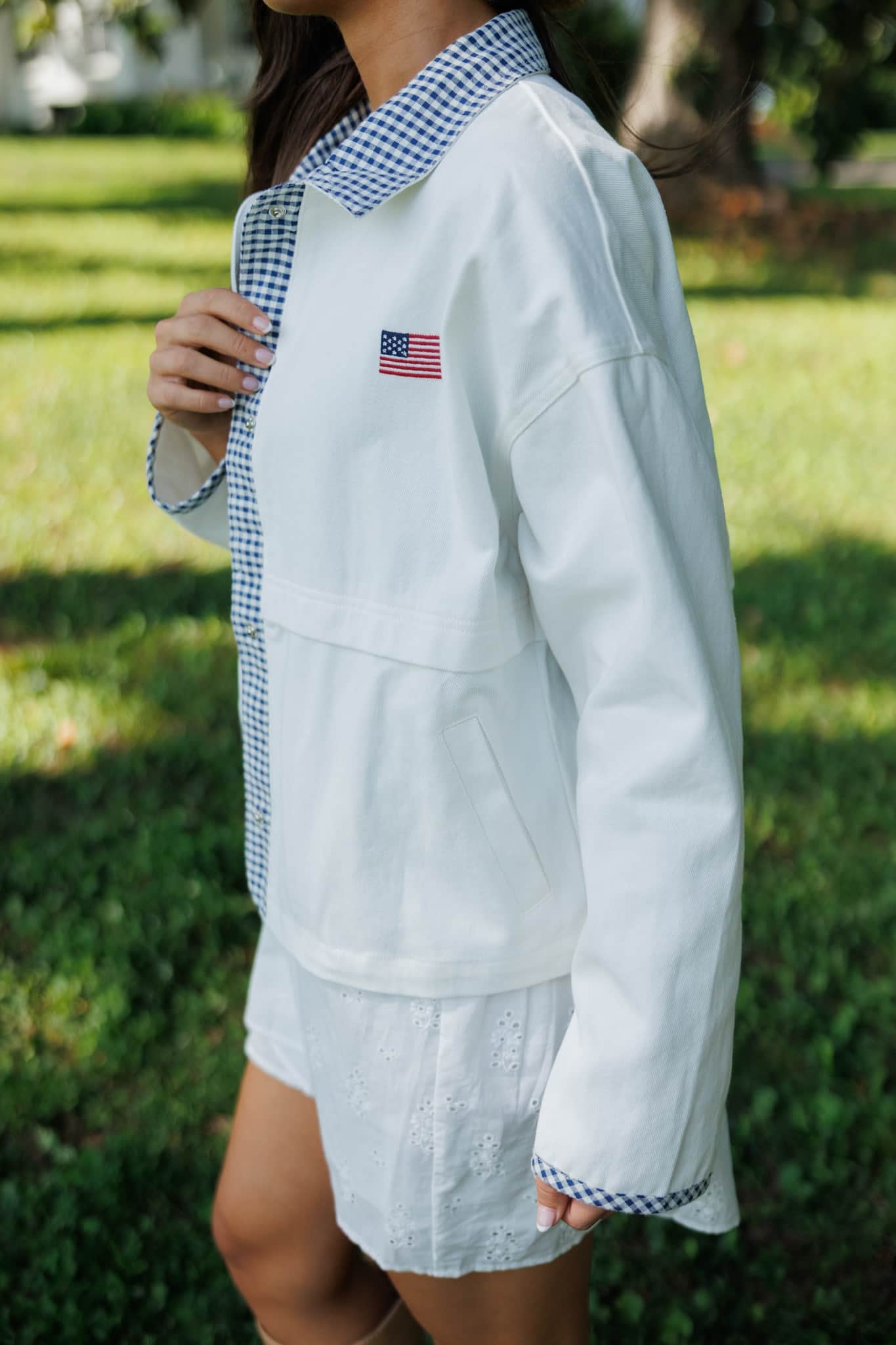 American Charm Gingham Jacket