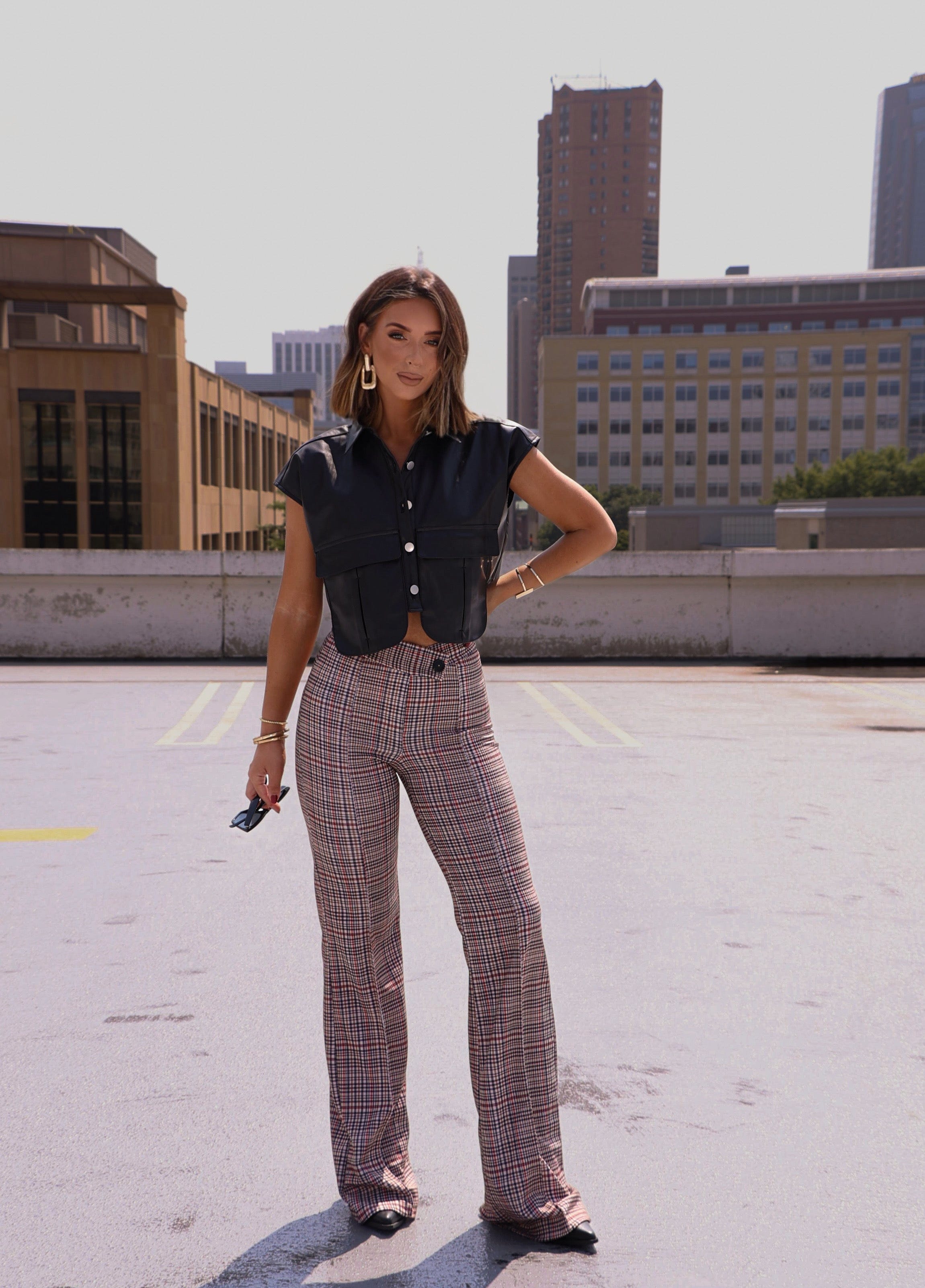 Plaid About You Pants Canvas