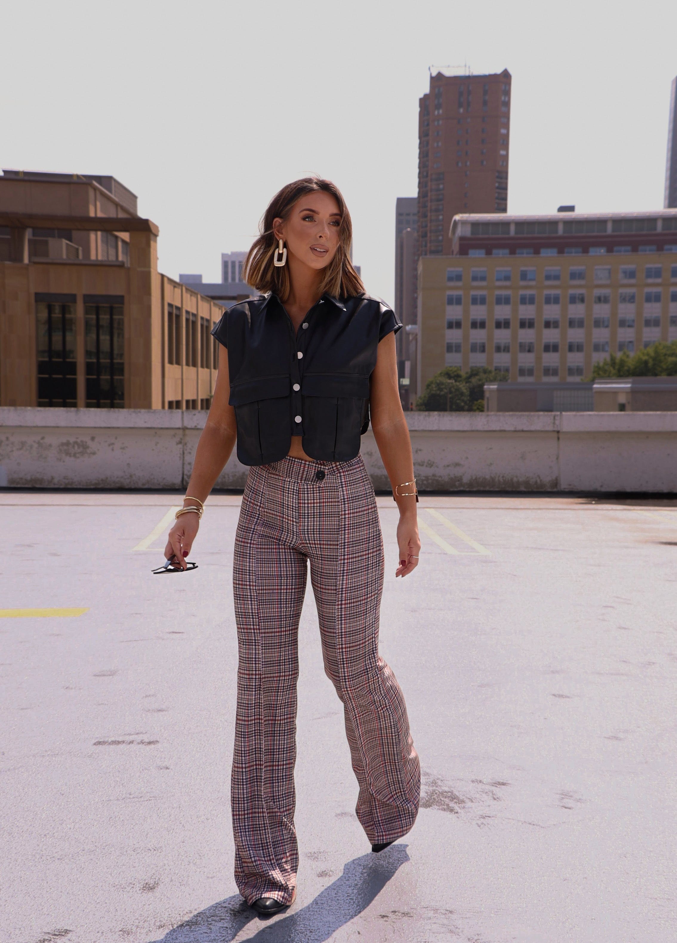 Plaid About You Pants Canvas