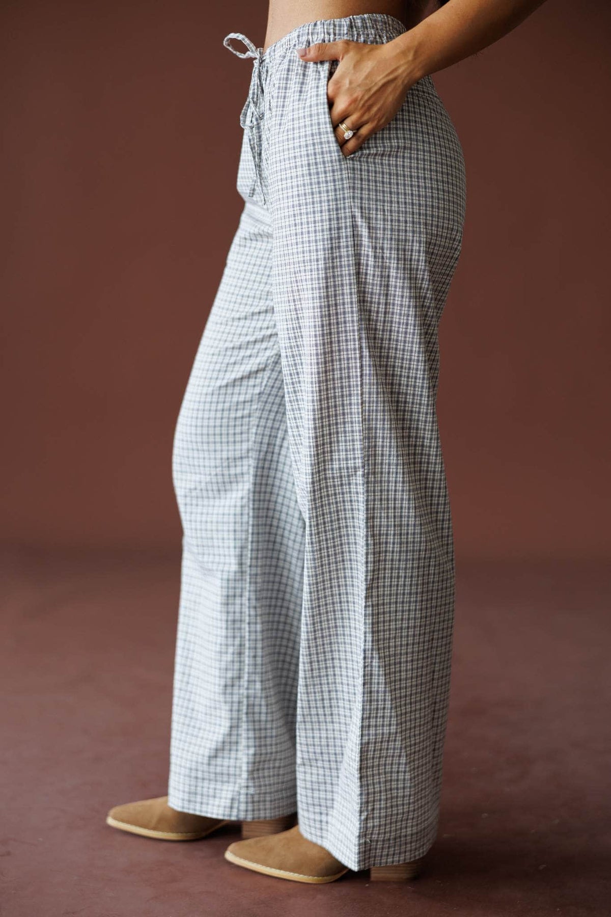 Plans Changed Check Pants