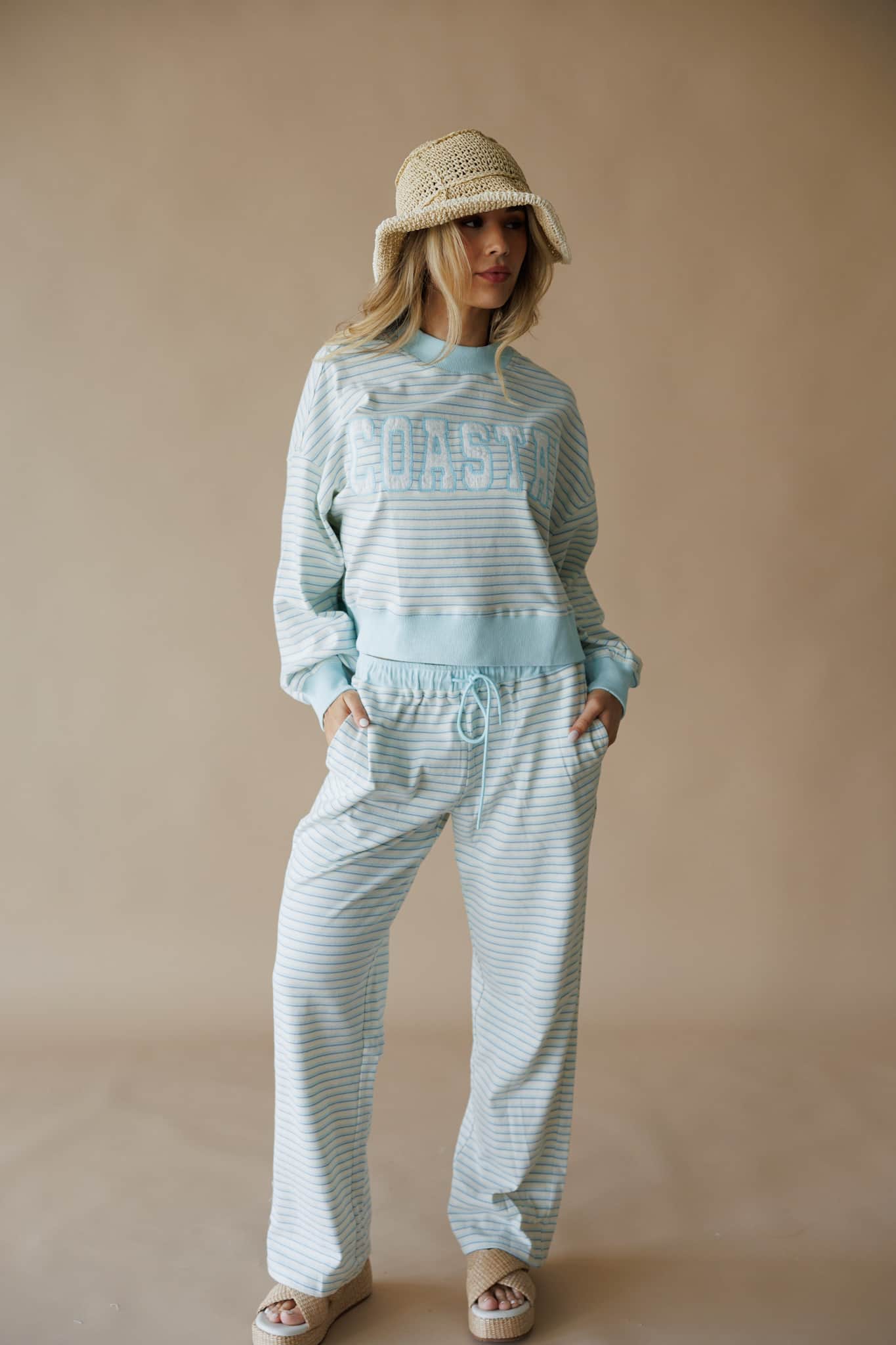 Coastal Striped Pants