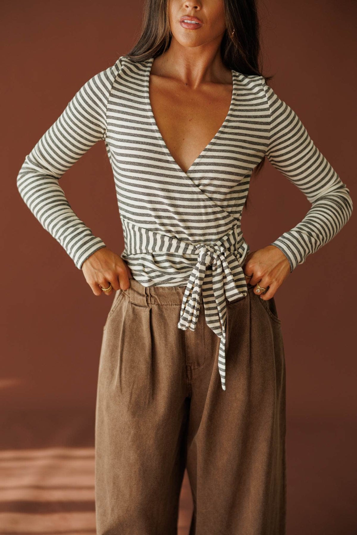 The Detour Wrap Top
