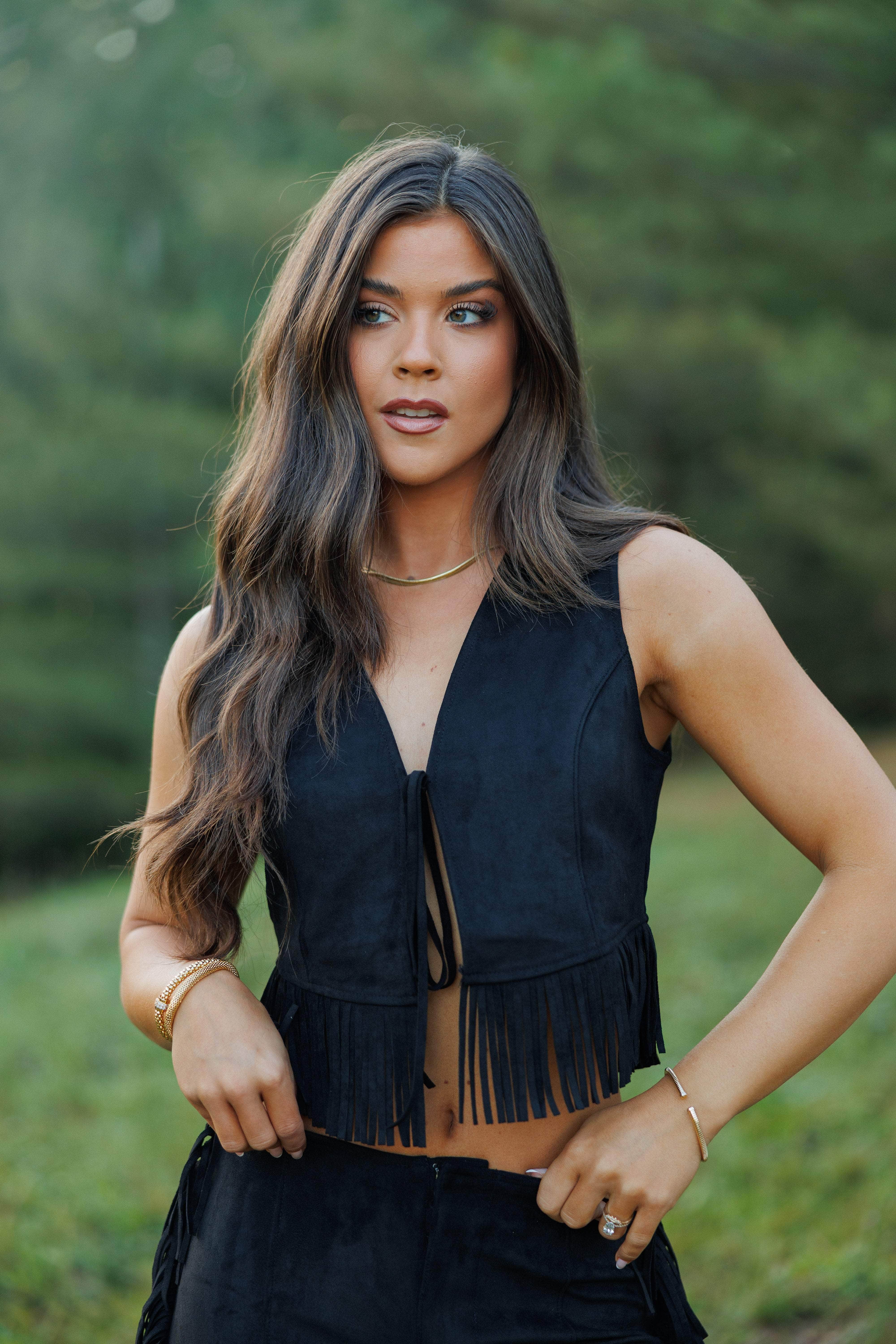 Dark Horse Suede Vest