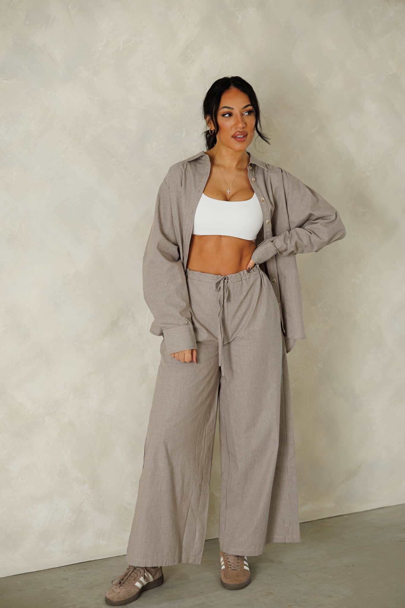 Second Cup Striped Pants