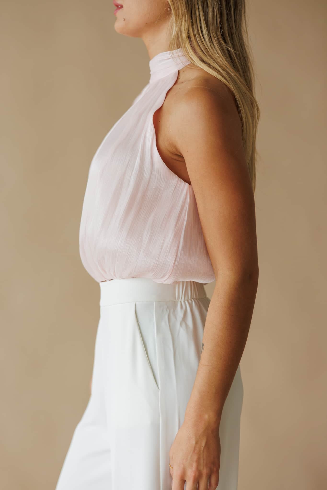Pink Palazzo Nights Top