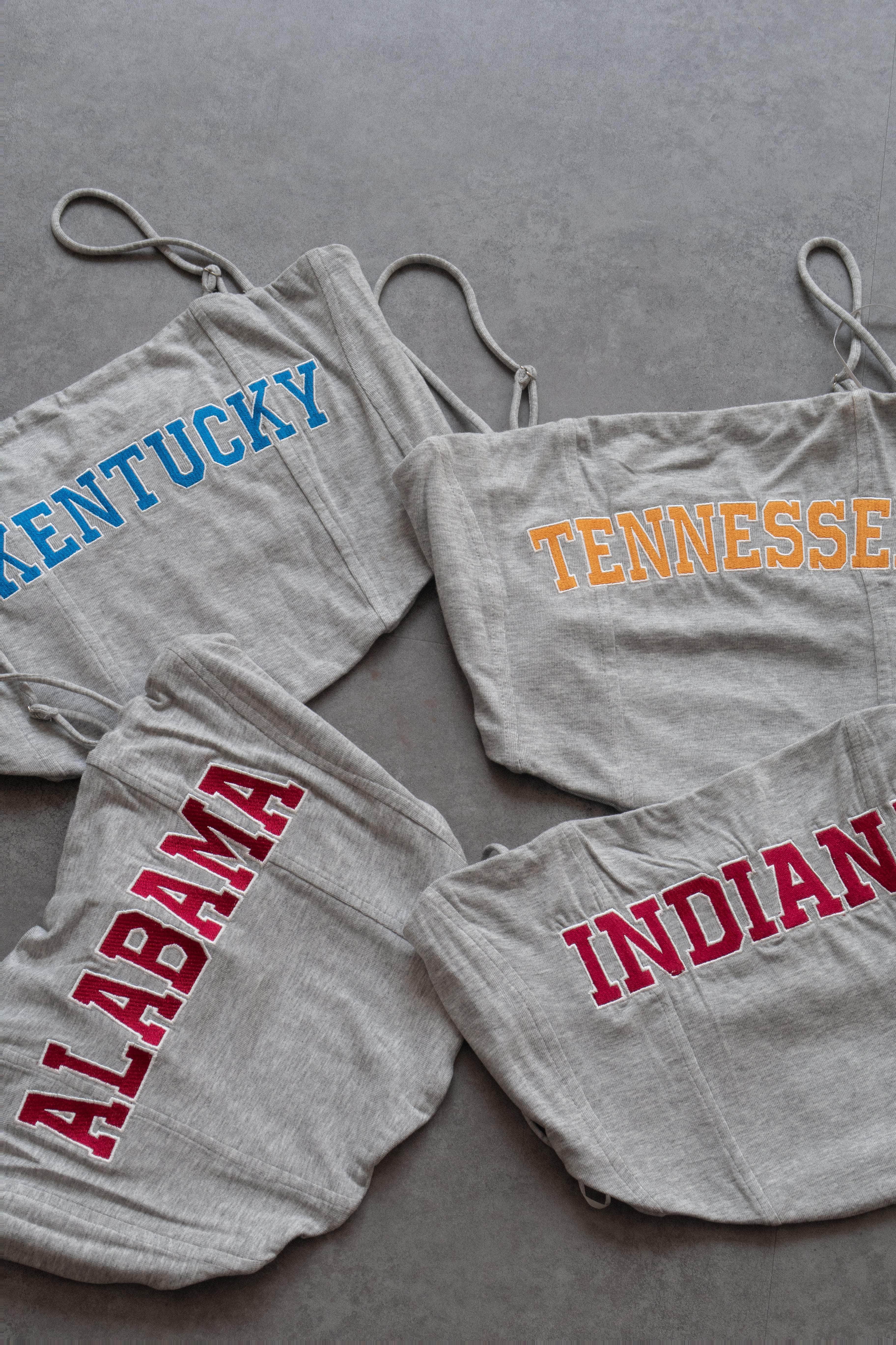 indiana, kentucky, tennessee, alabama