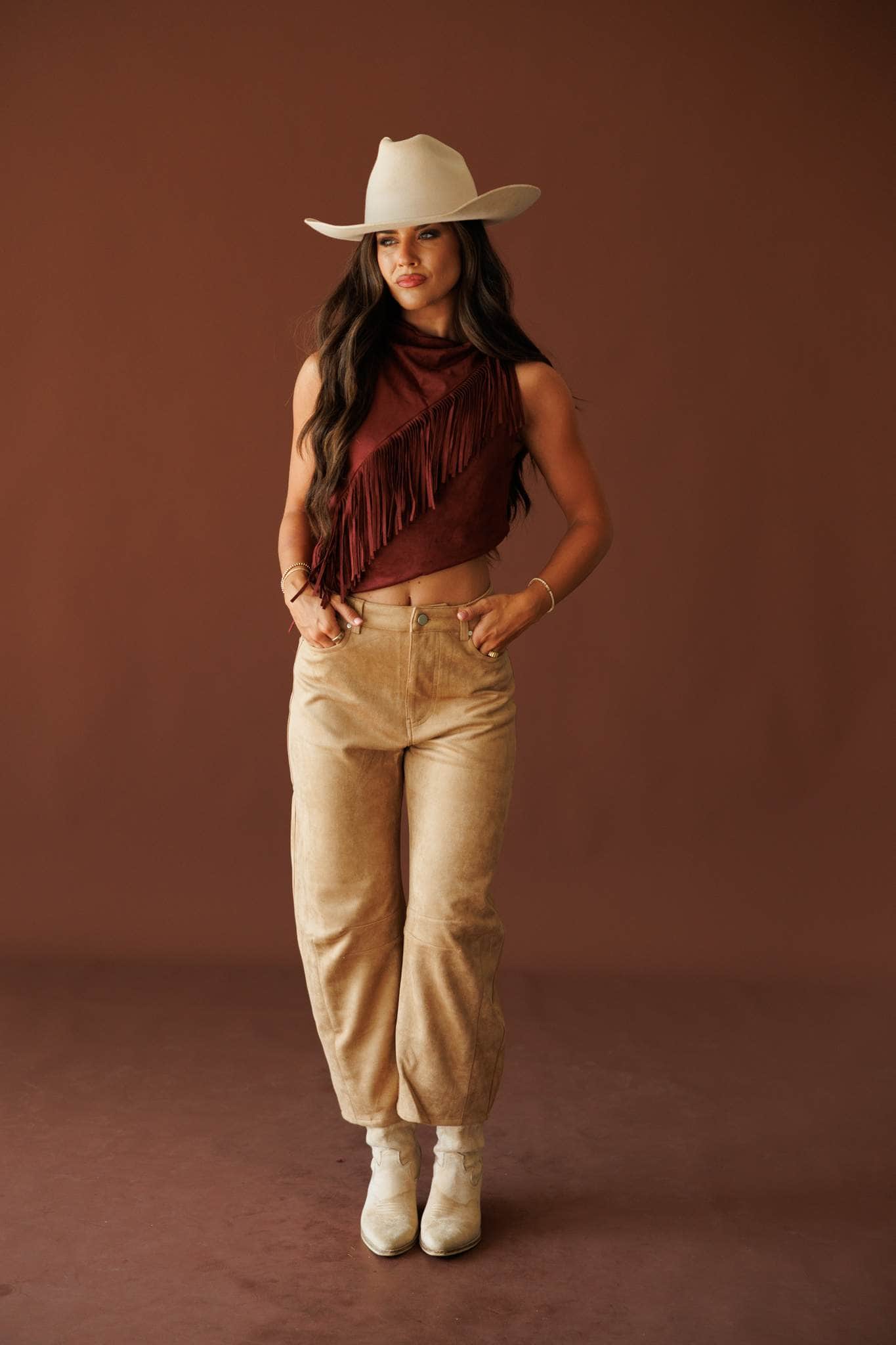 Western Whim Fringe Top