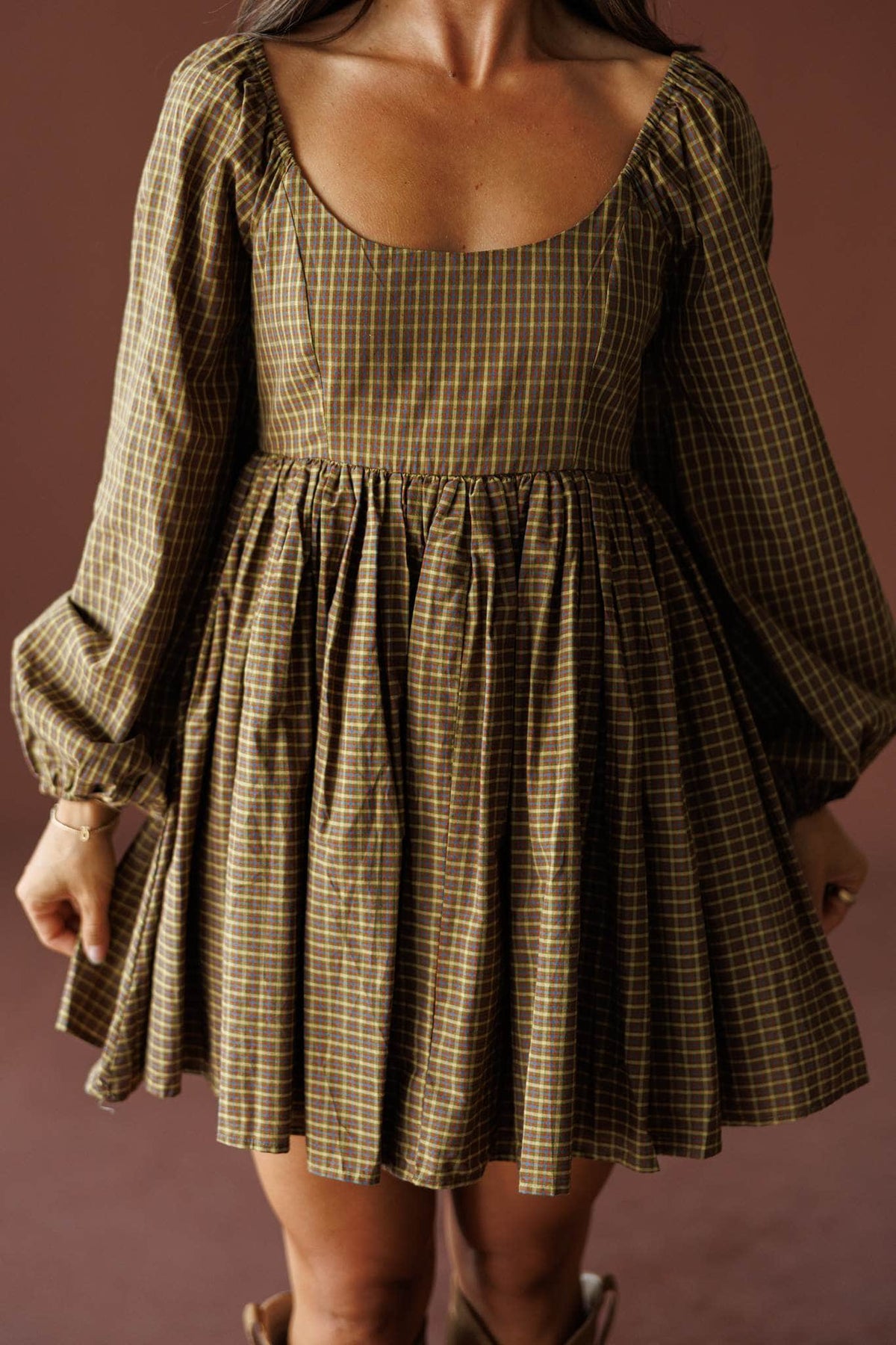 Barn Dance Plaid Dress