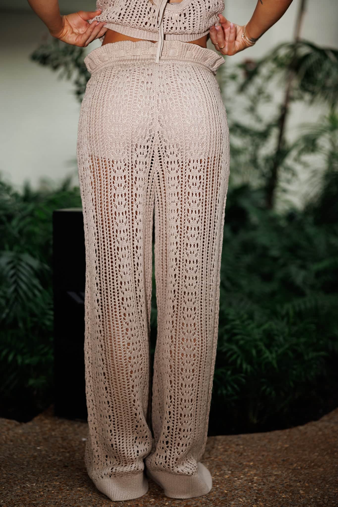 Barefoot In Bali Crochet Pants