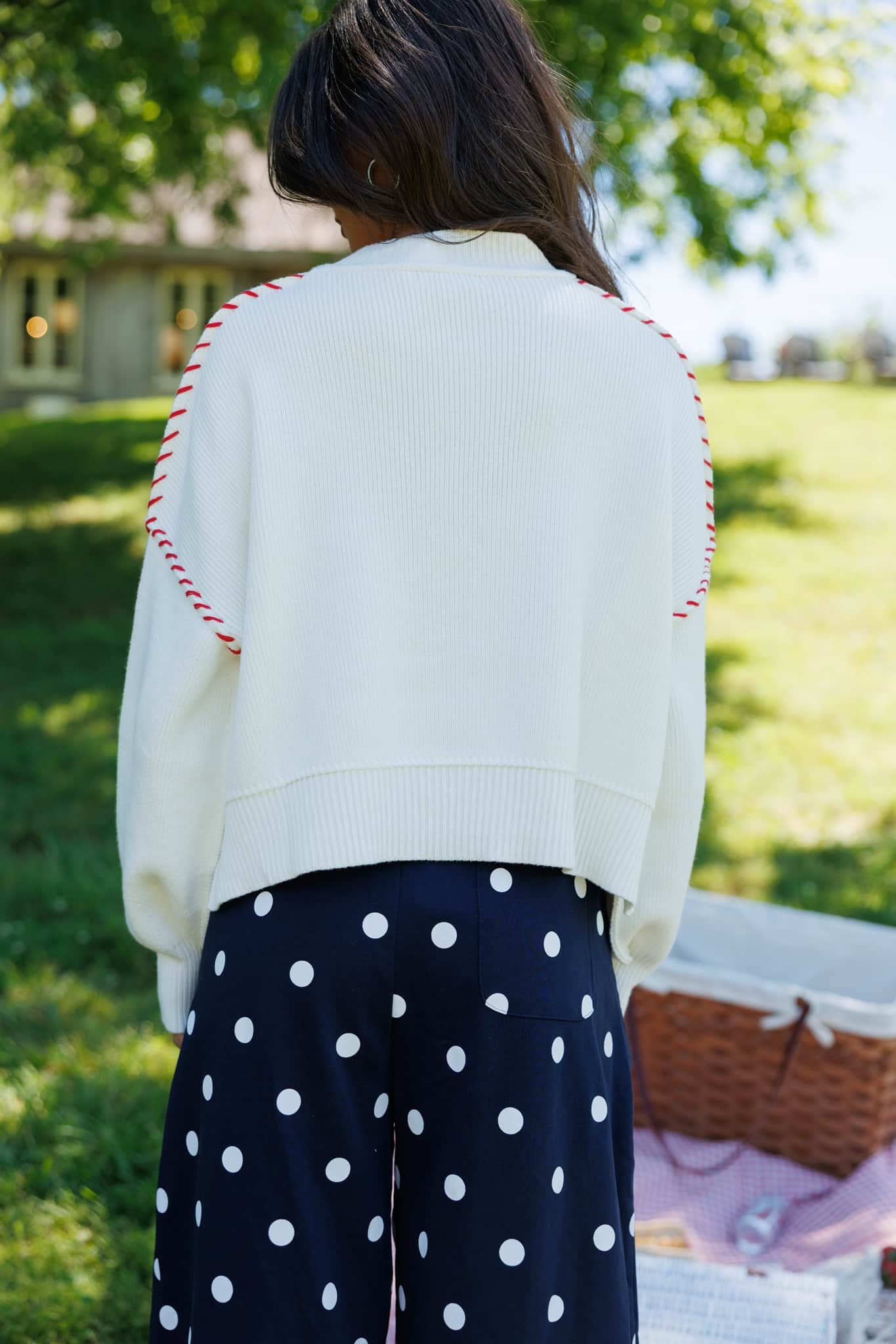 USA Stitched Sweater
