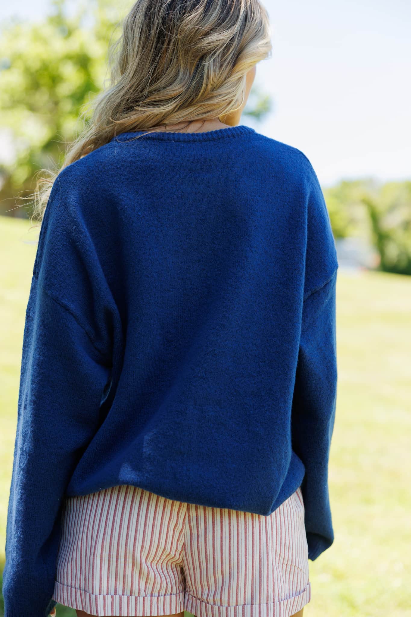 USA Sweater Button Cardigan