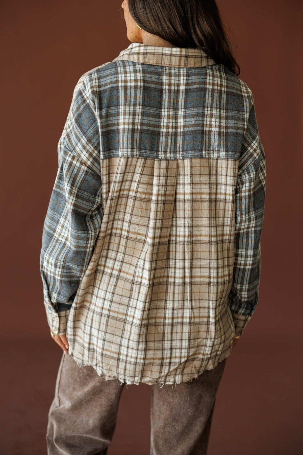 Cabin Checkout Plaid Top