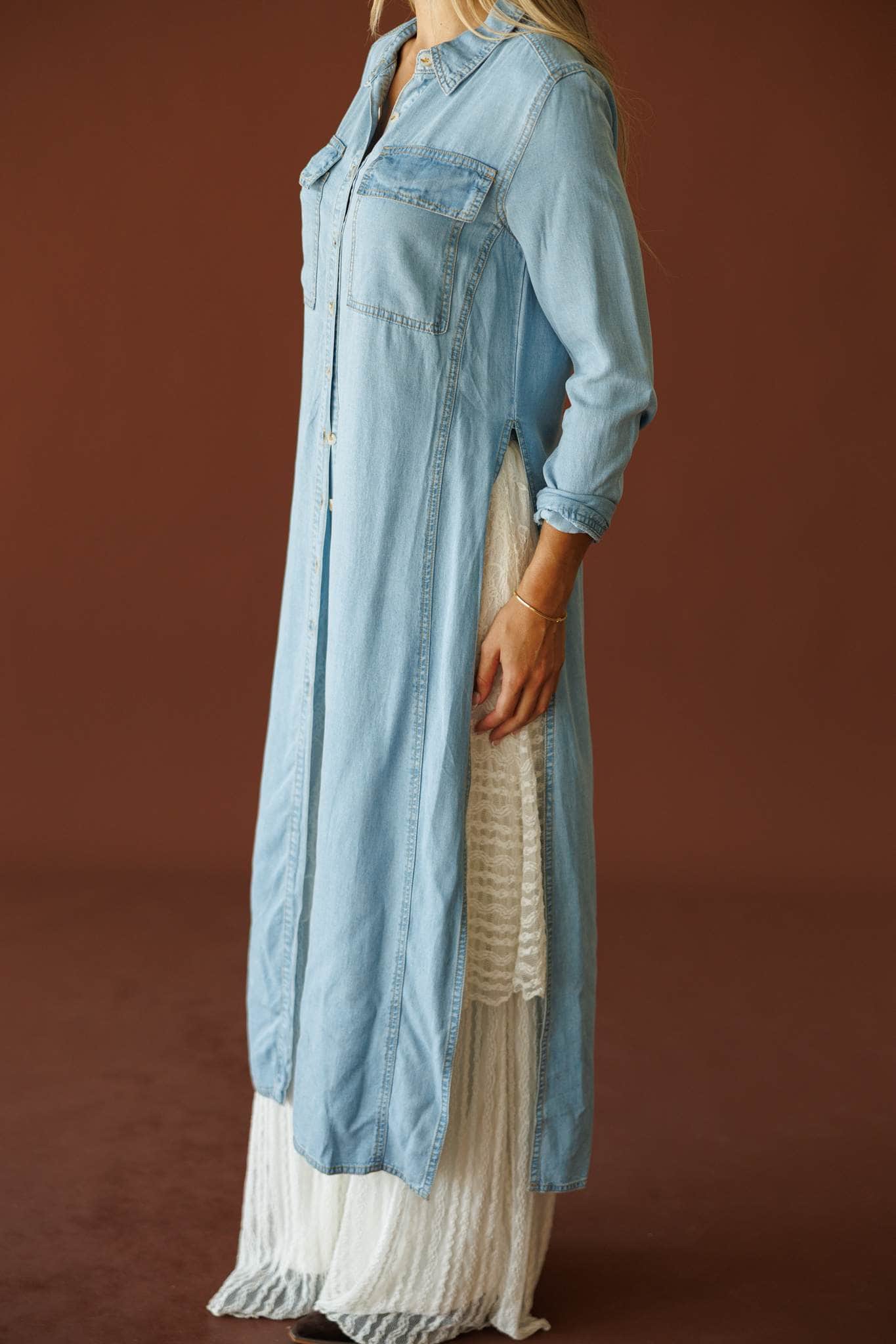 Miles From Here Denim Shirt