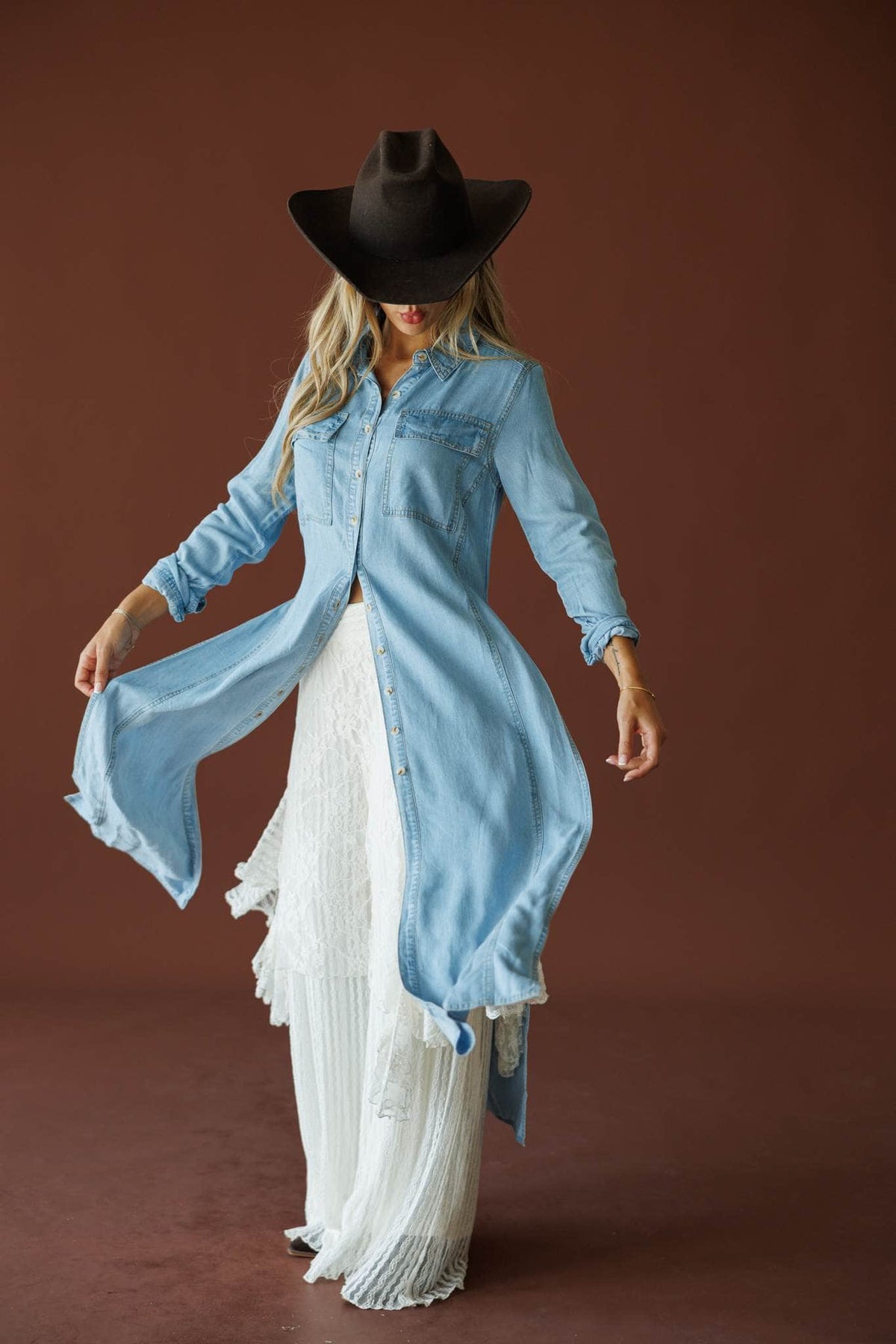 Miles From Here Denim Shirt