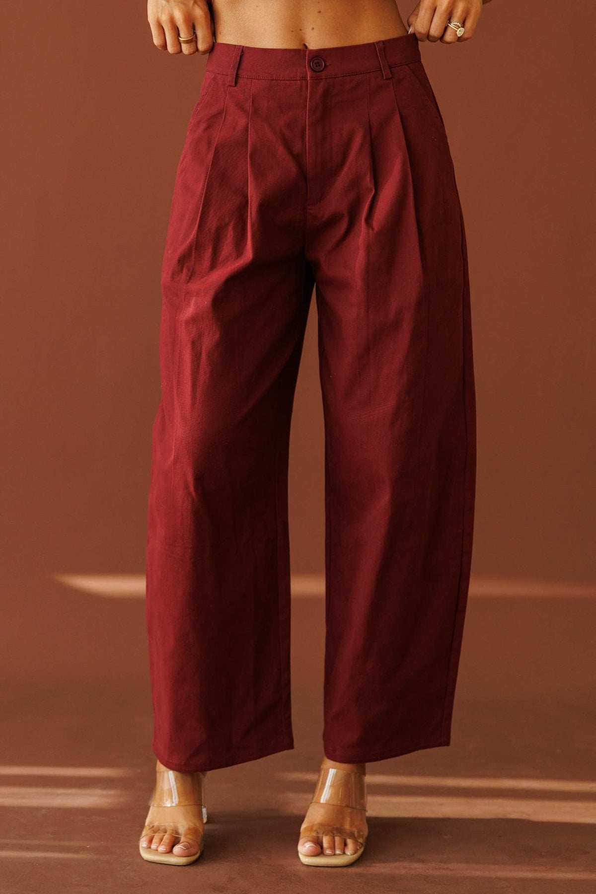 Velvet Rope Barrel Pants