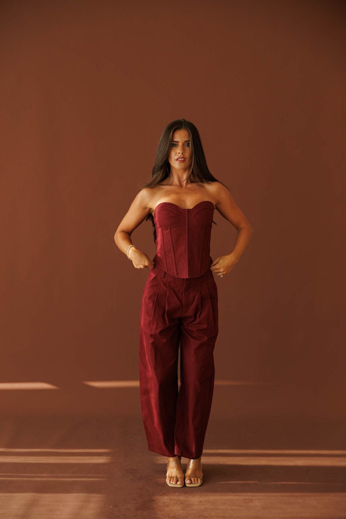 Velvet Rope Barrel Pants
