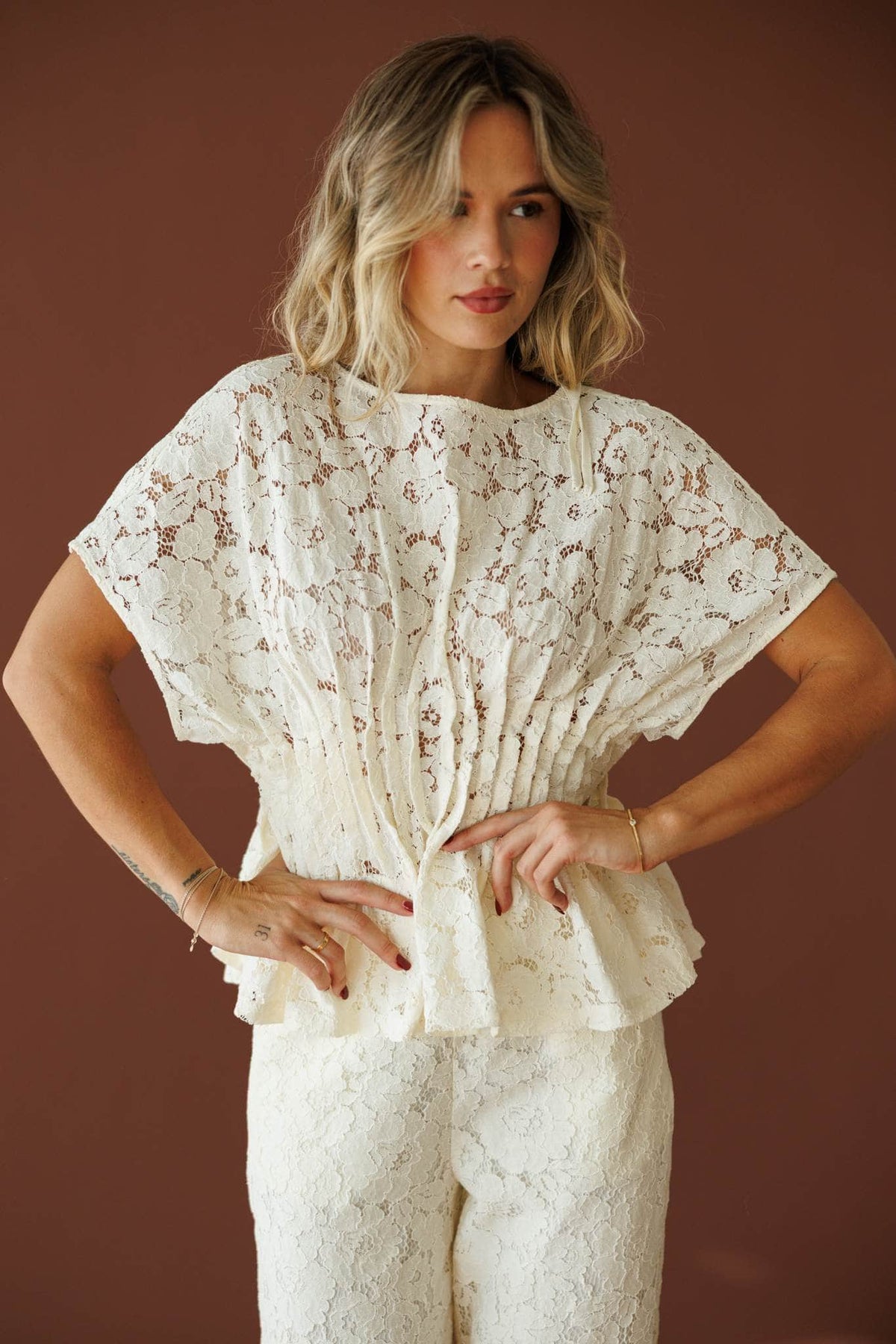 Vow Renewal Lace Top