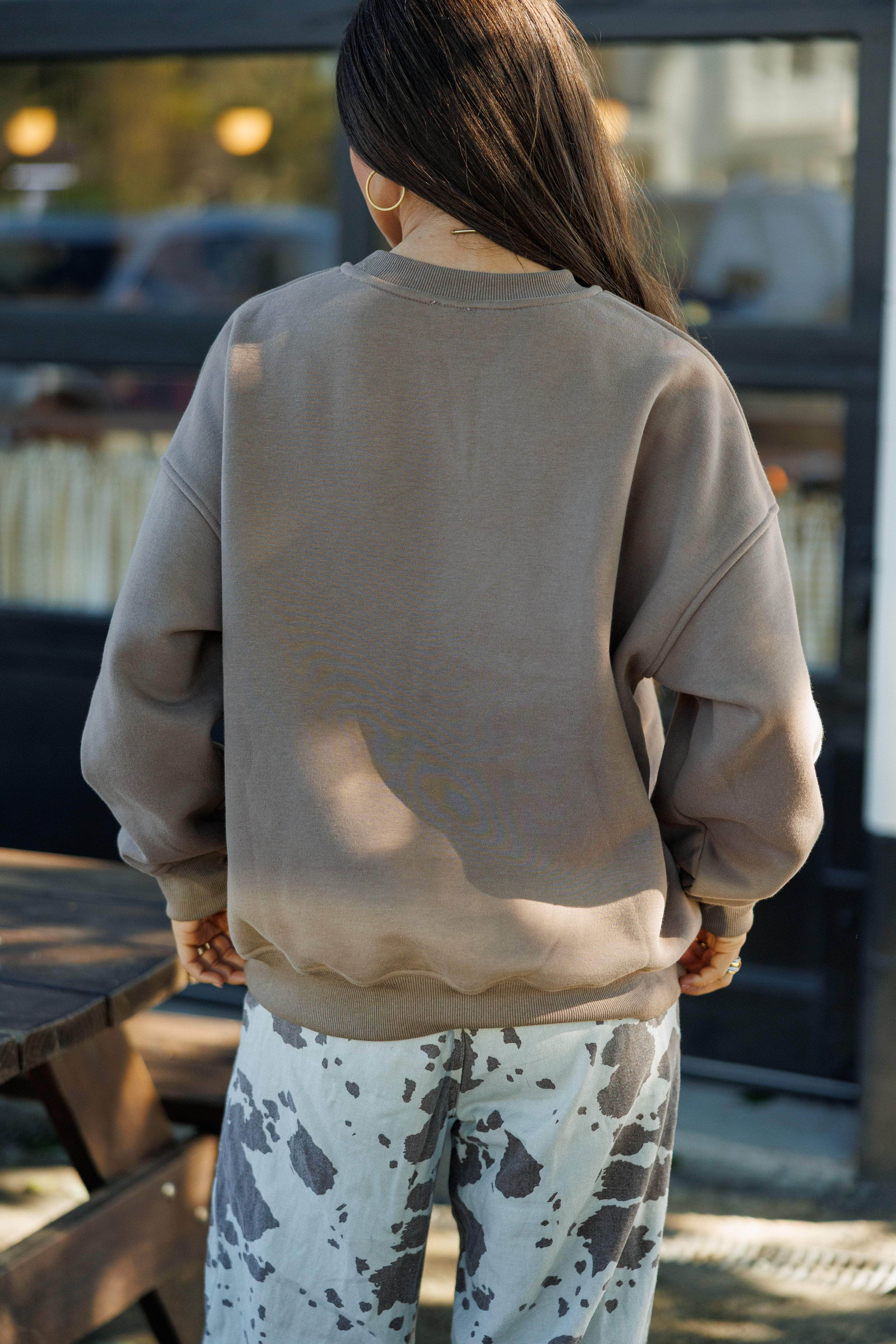 Western Cowboy Oversized Sweatshirt