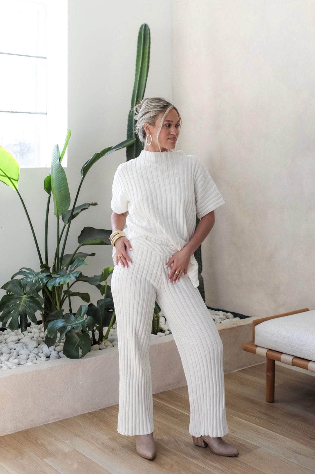 Whitehaven Ribbed Pants