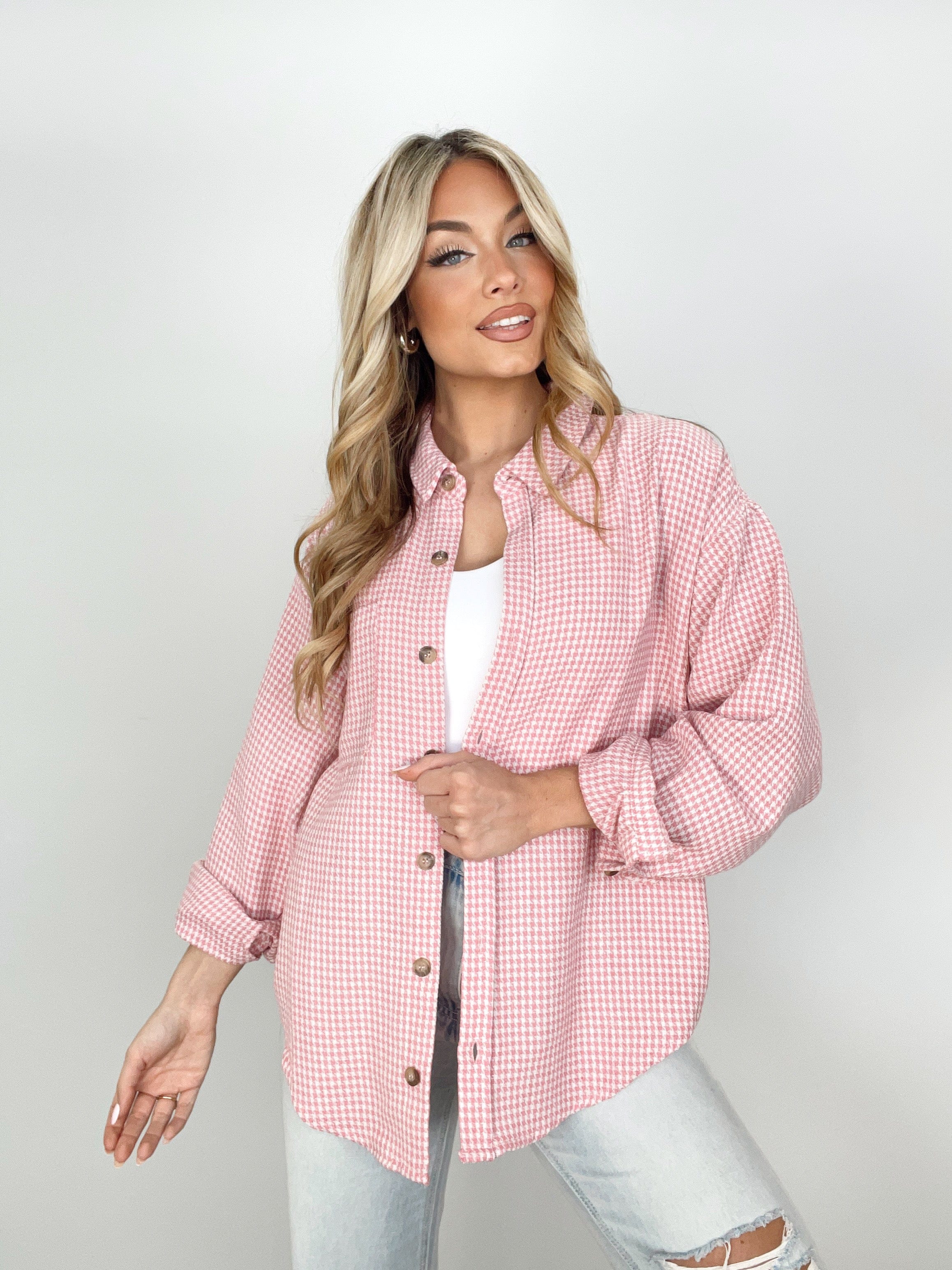 WL23-7601LN rose woven shirt Wishlist
