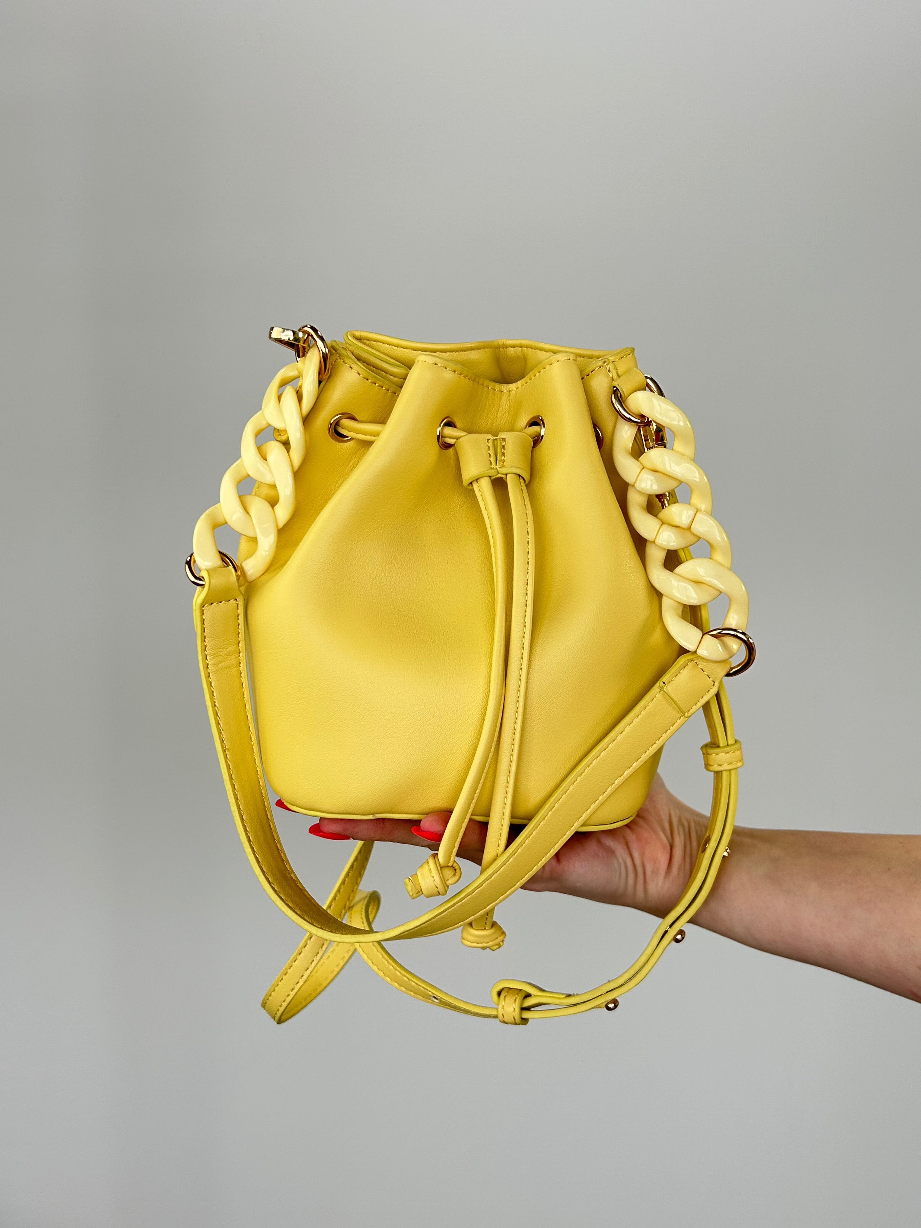 Yellow Bucket Bag