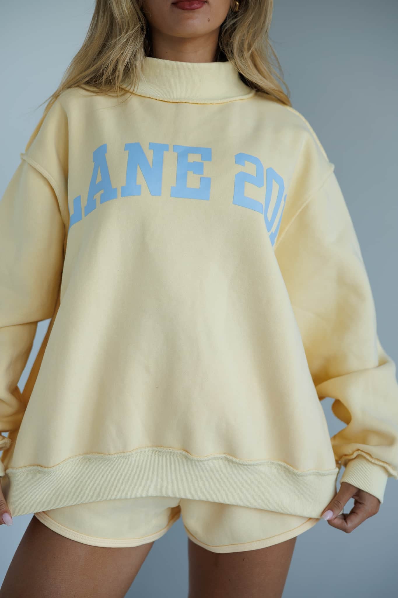 Yellow Lane 201 Mock Neck Sweatshirt