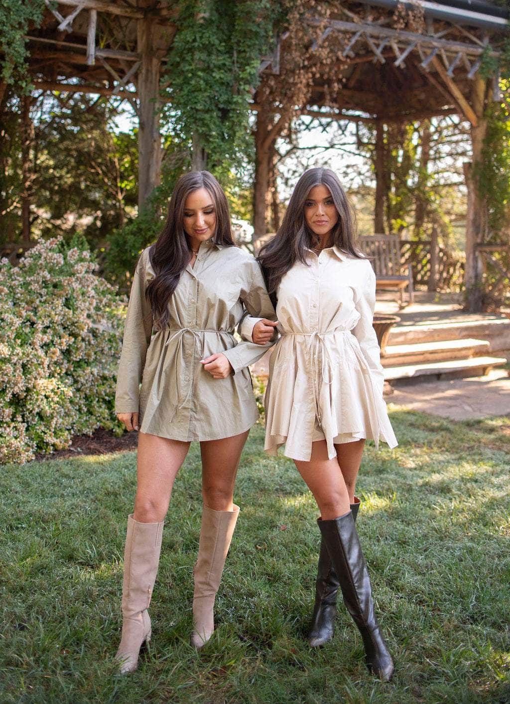 Countryside Chic Shirt Romper