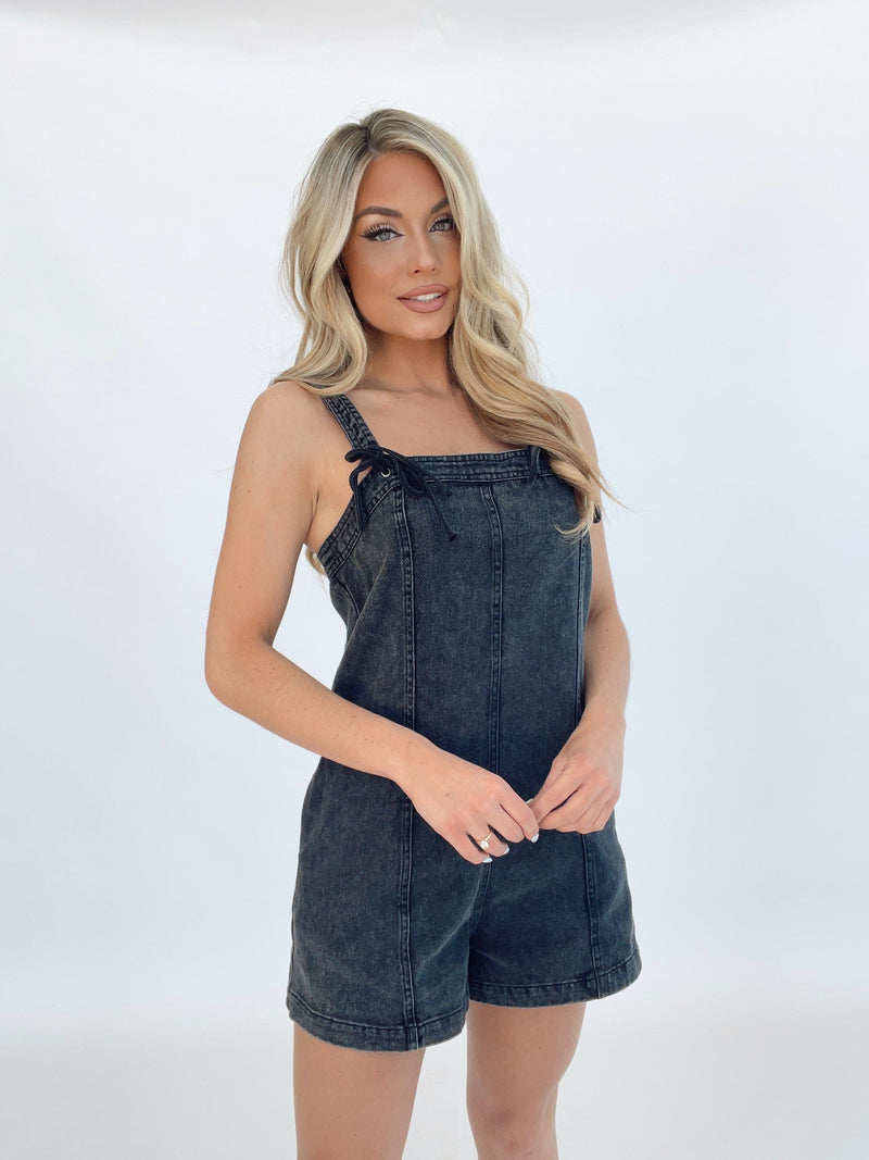 14536R ribbon detail overall romper Idem Ditto