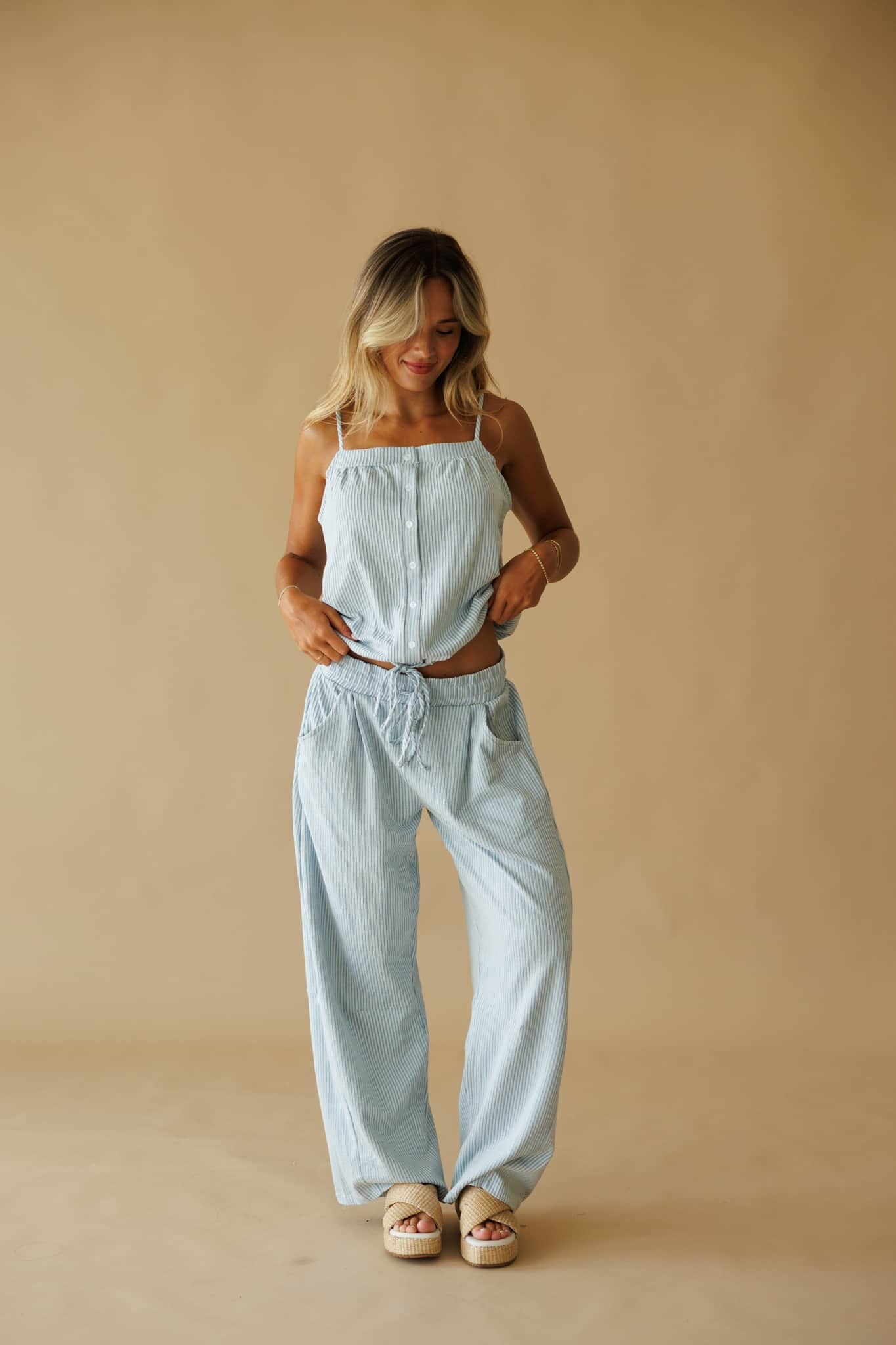 Blue Haven Striped Top