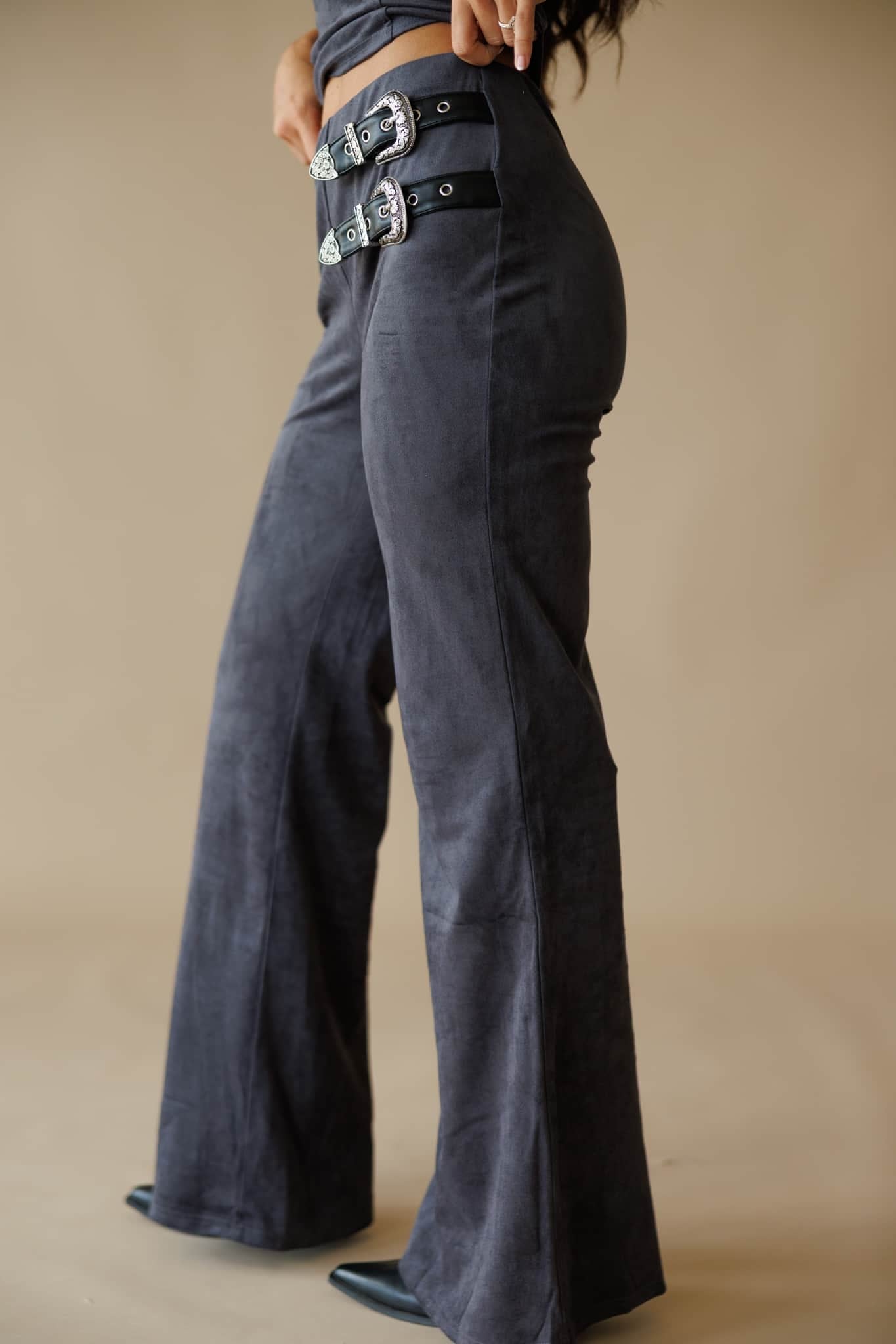 Desperado Suede Flare Pant
