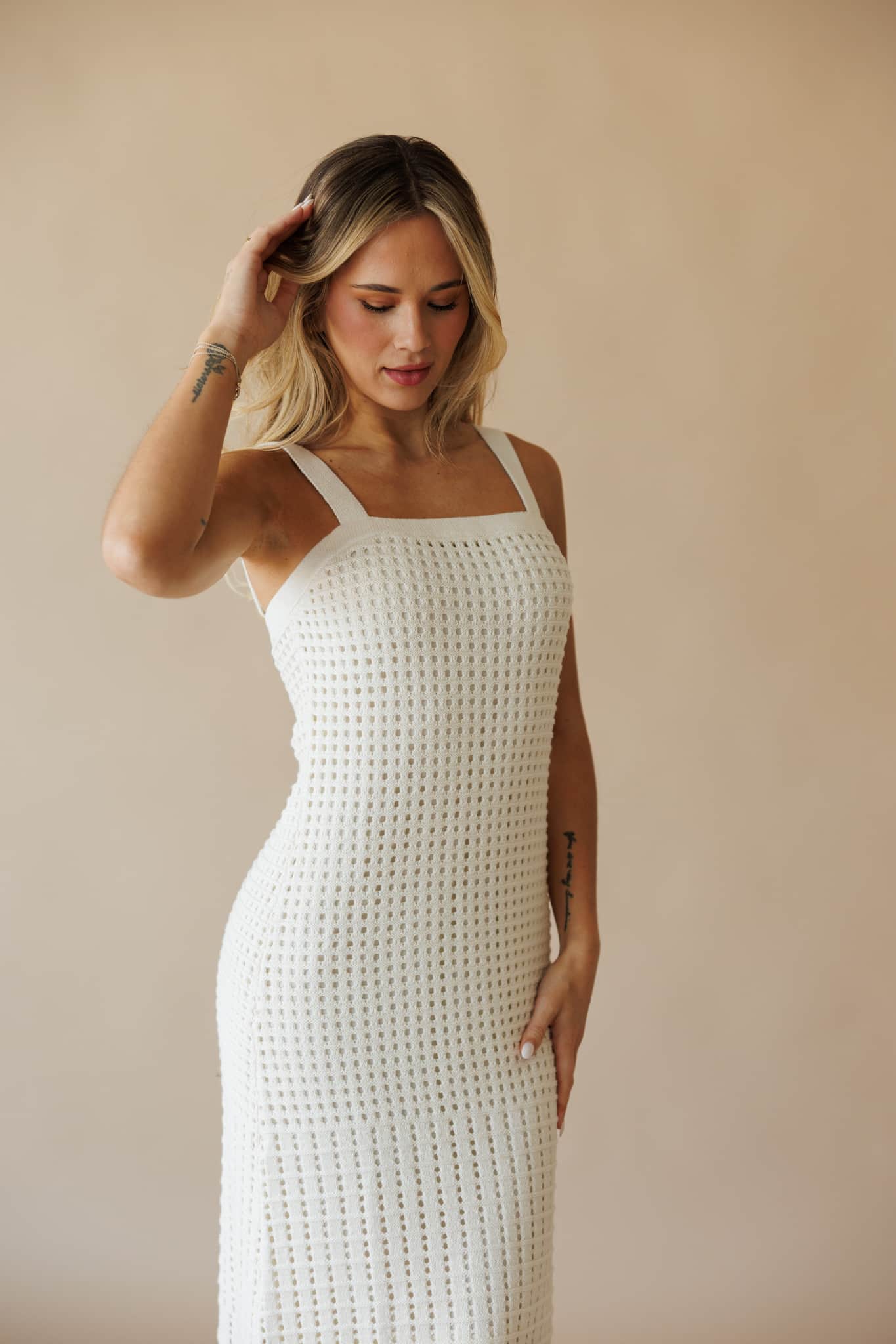 European Summer Crochet Dress