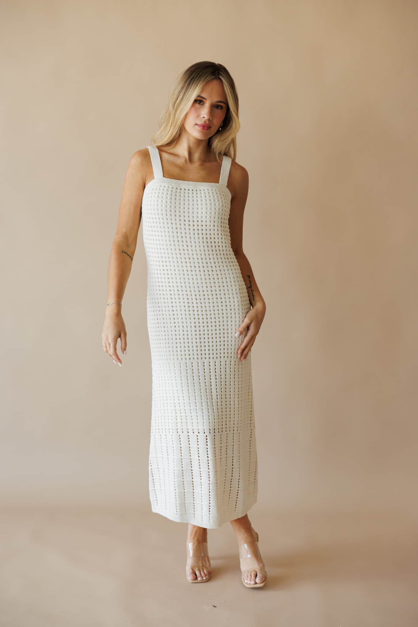 European Summer Crochet Dress