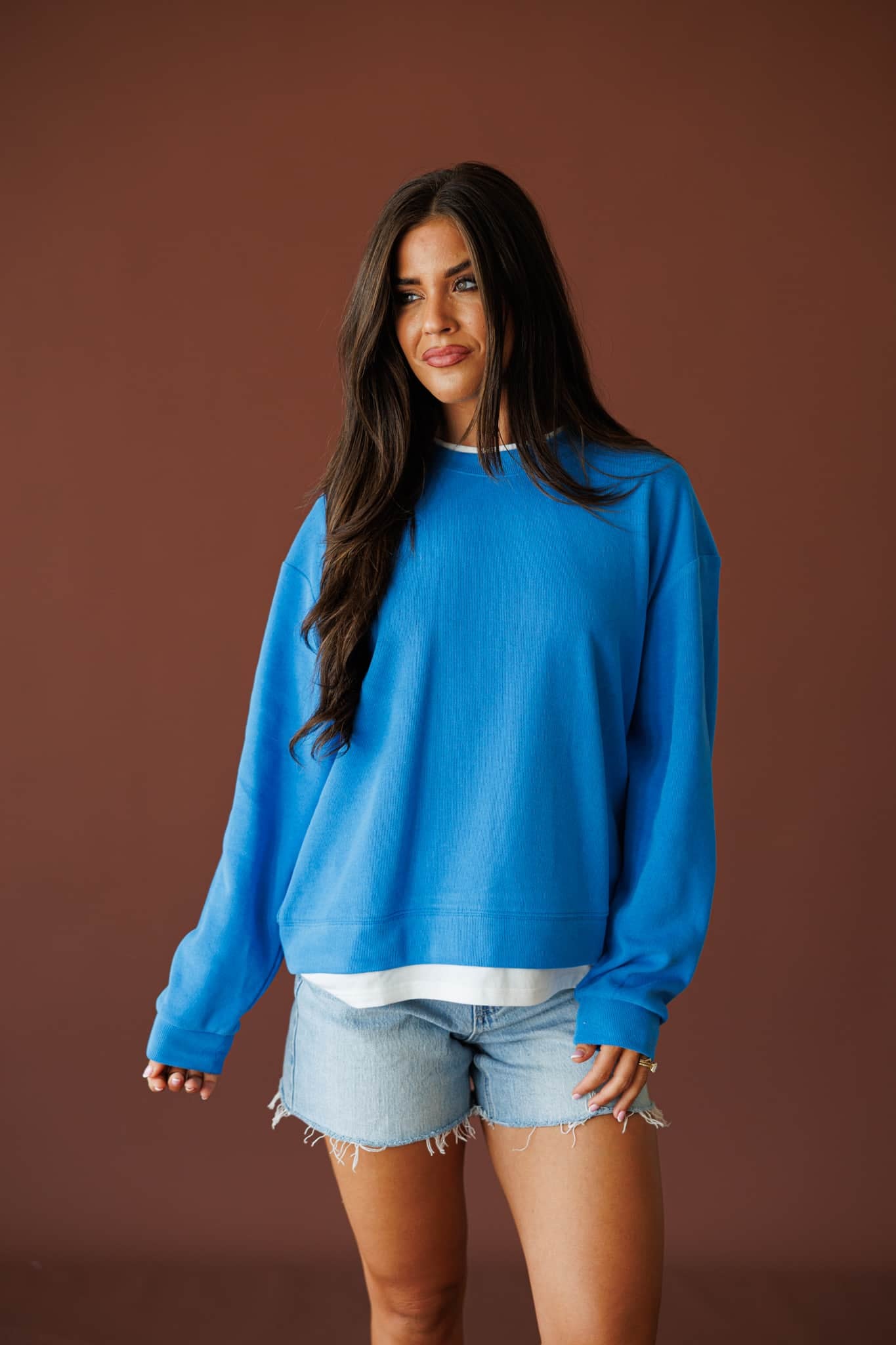 bright blue