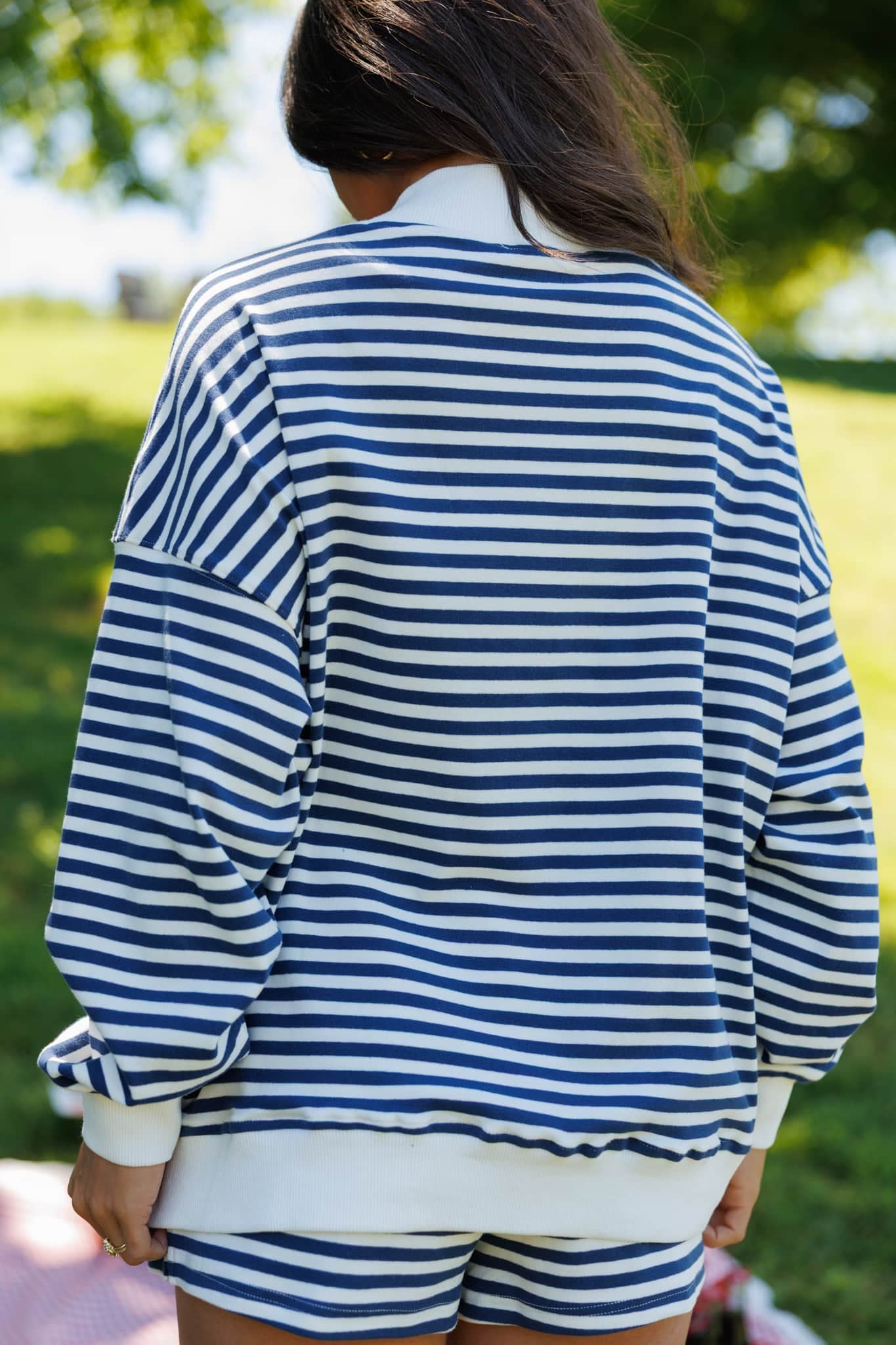 Americana Club Mock Neck Sweatshirt