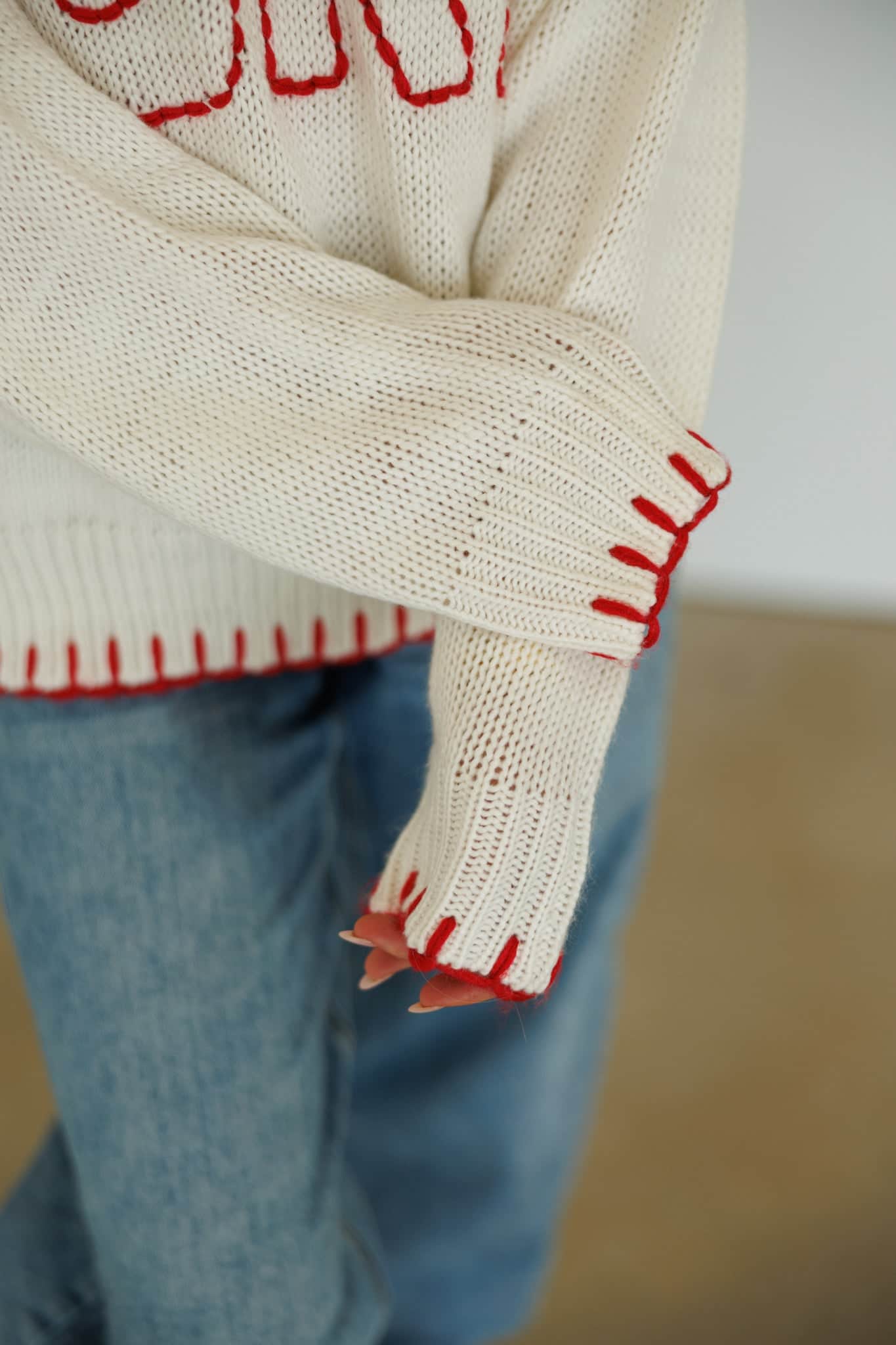 Cozy Knit Ski Sweater