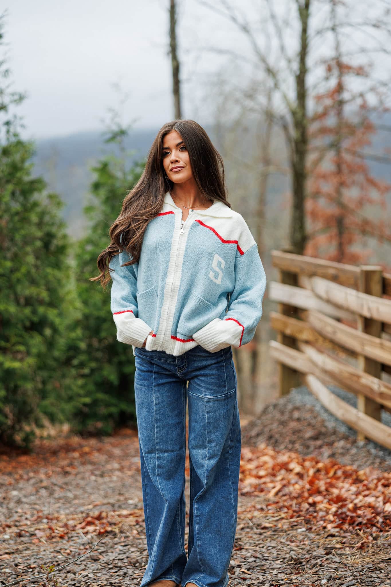 Ski Patch Knit Cardigan