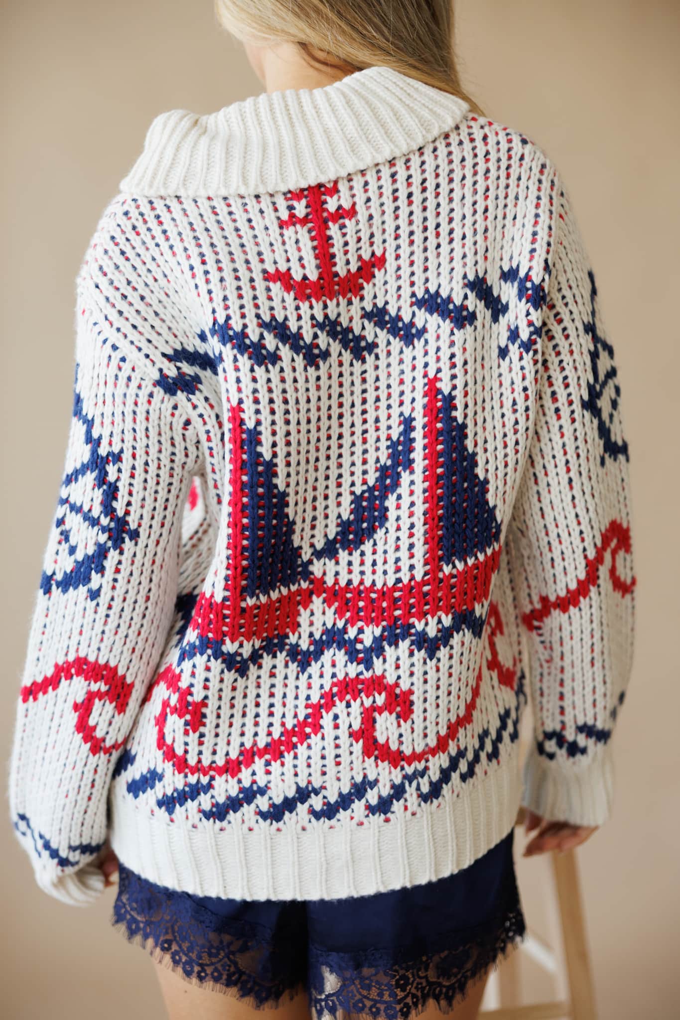 Sailboat Knit Cardigan