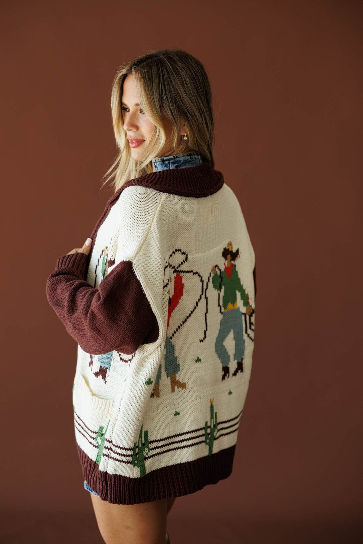 Cowboys Only Cardigan