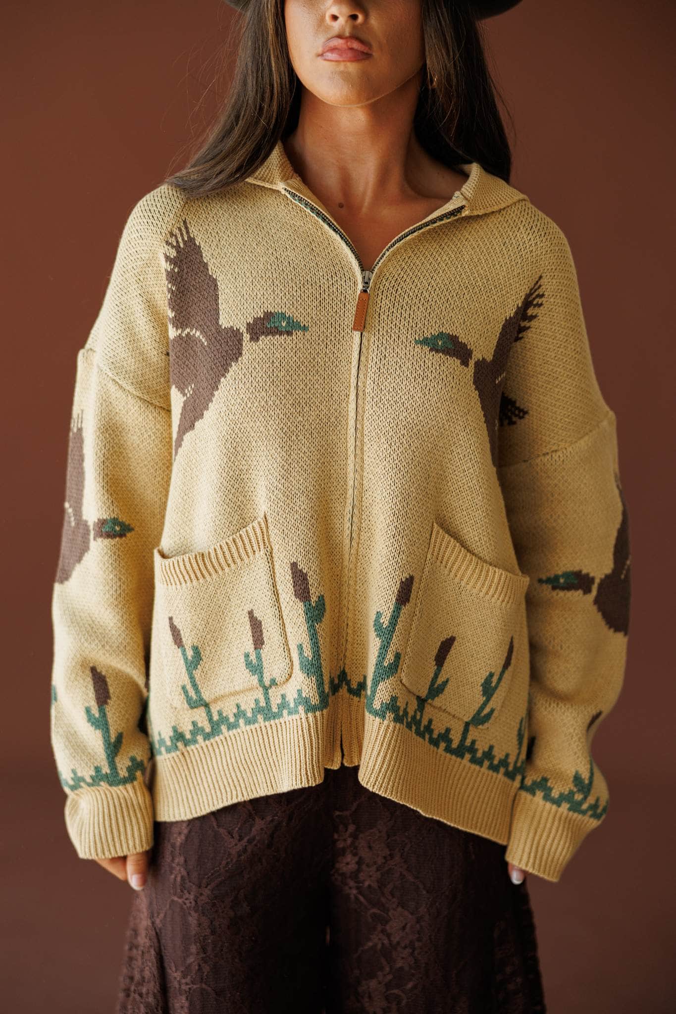 Opening Day Duck Cardigan