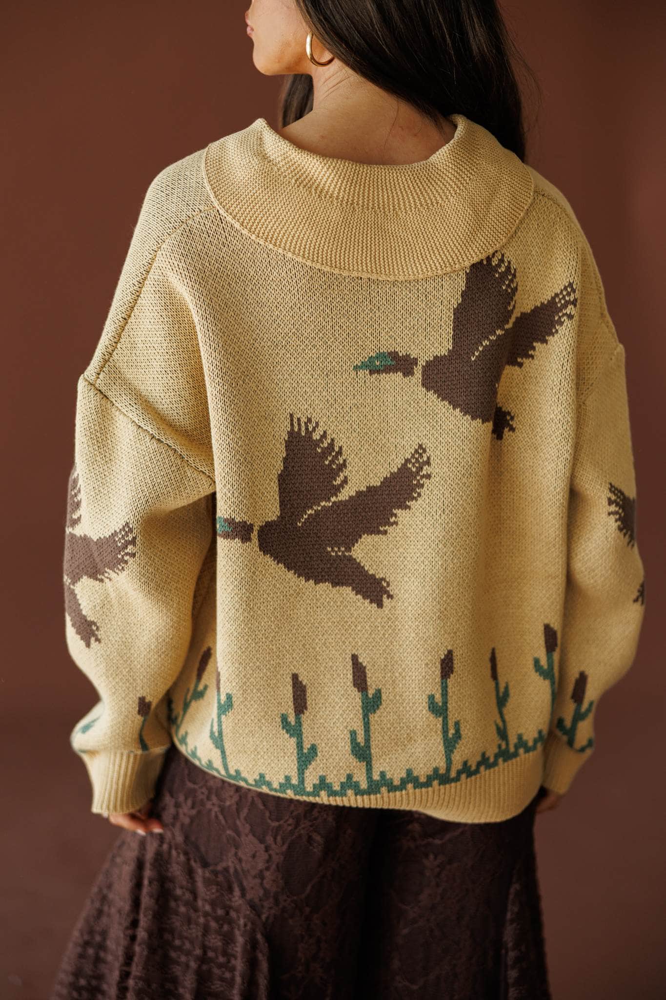 Opening Day Duck Cardigan