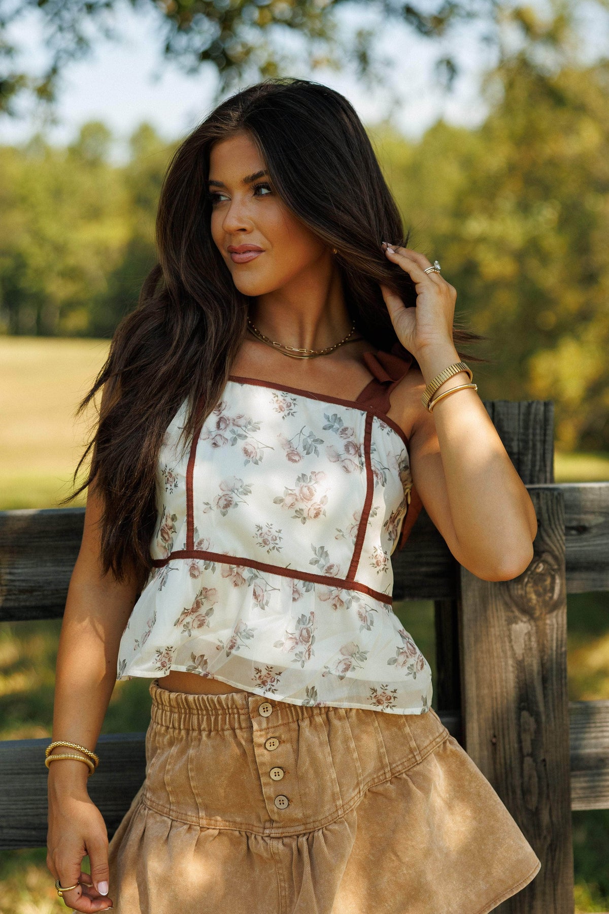 Astoria Floral Tank