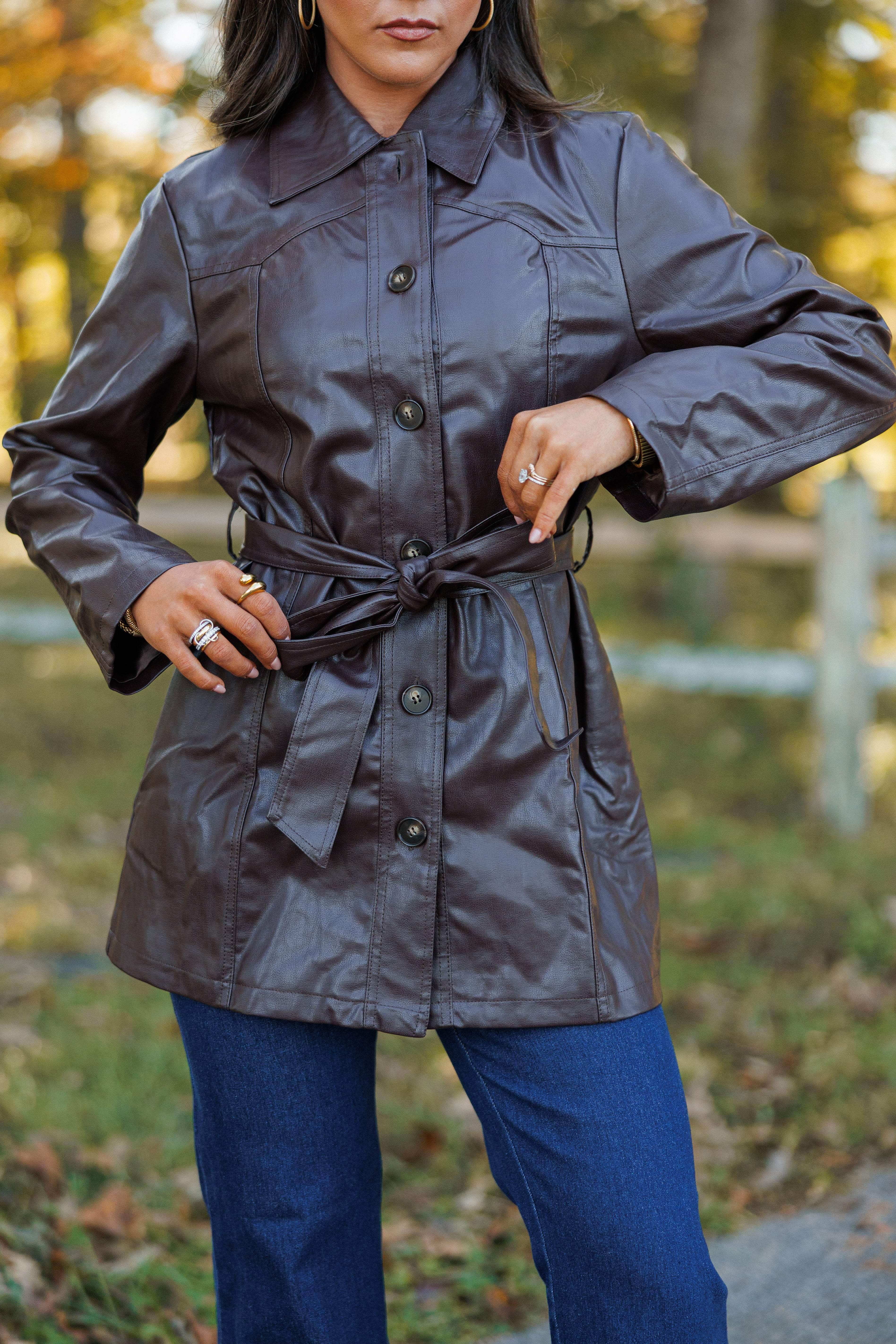 Autumn In Oxford Belted Jacket