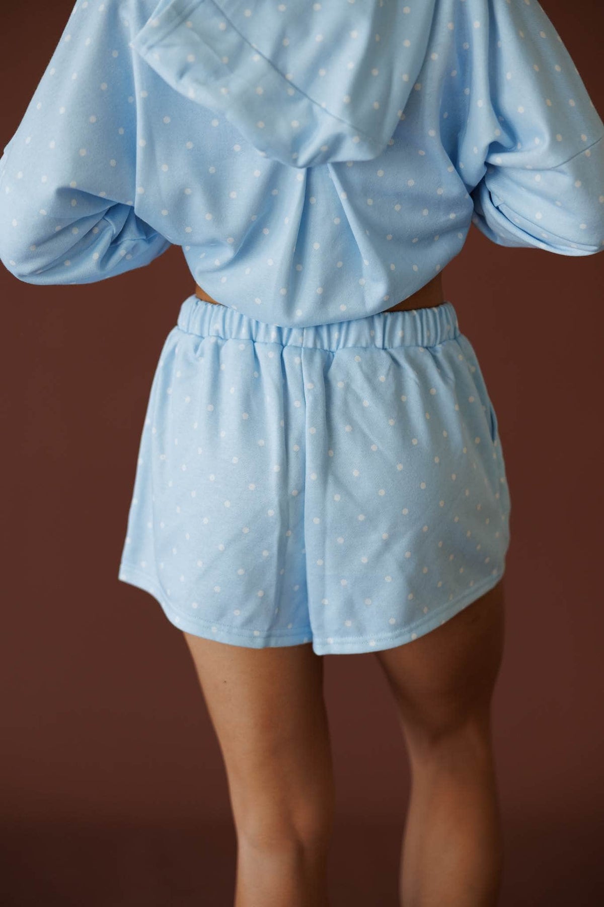 Baby Blue Polkadot Shorts