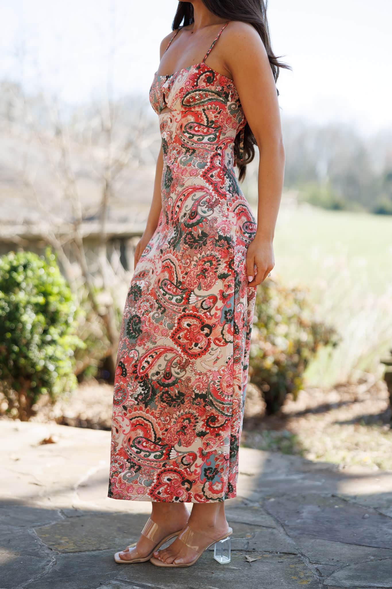 Bali Bohemia Dress XS Red by Lane 201 Bali Bohemia Dress XS Red by Lane 201