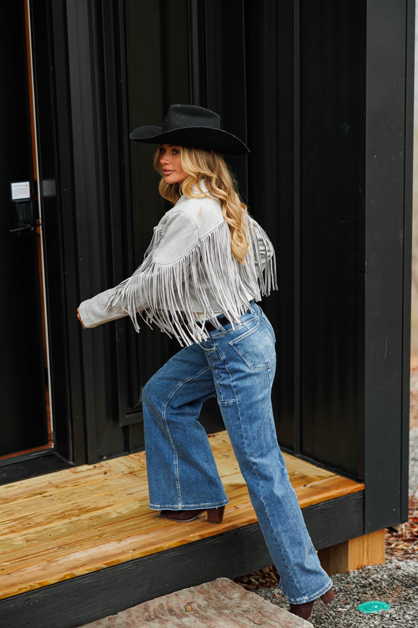 Boho Soul Faux Suede Jacket