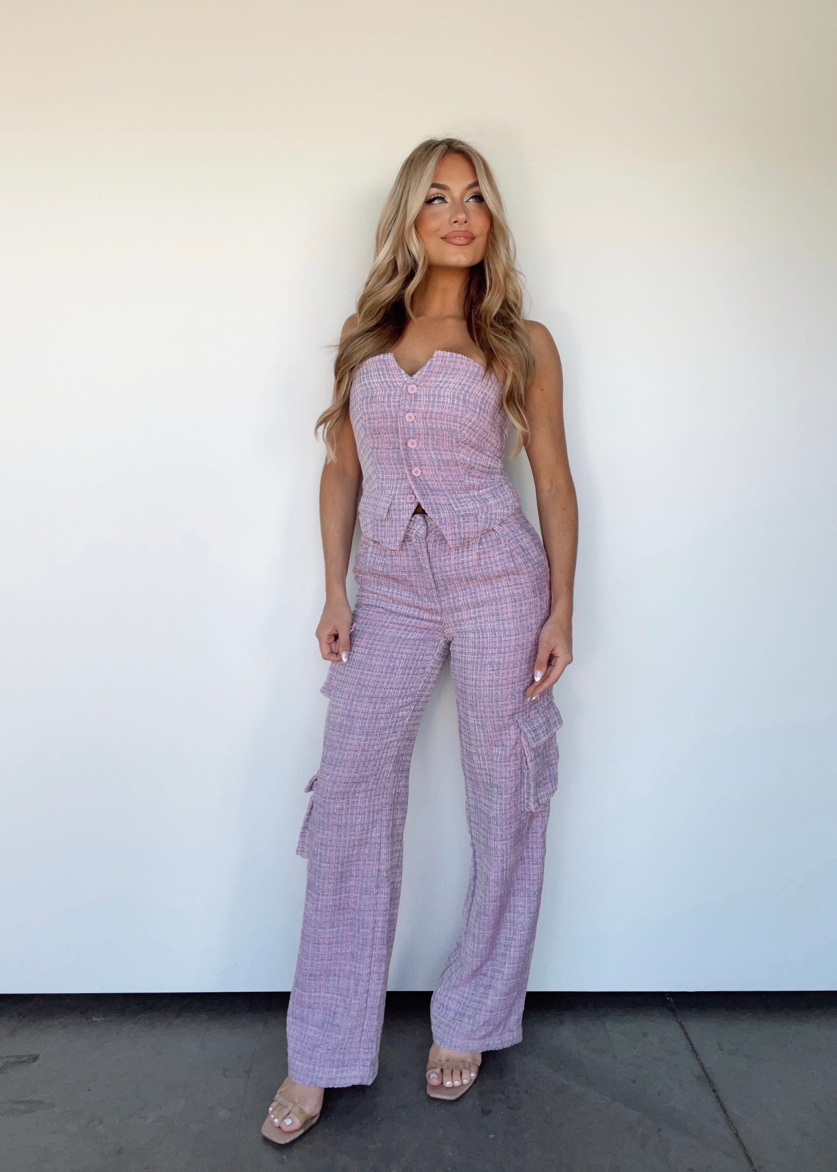 BRP2254 berry knit pants Bailey Rose