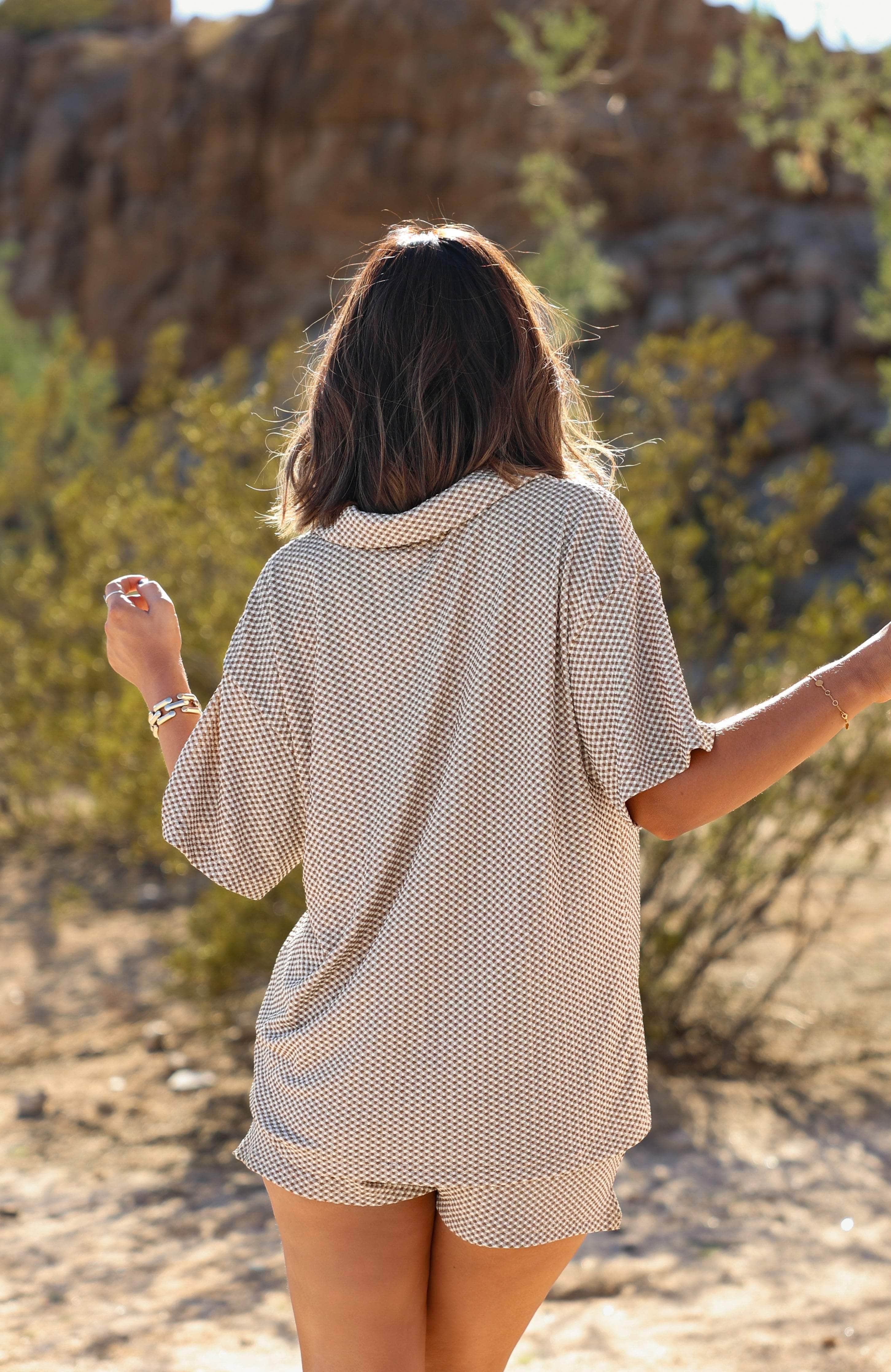 Carefree Check Shorts