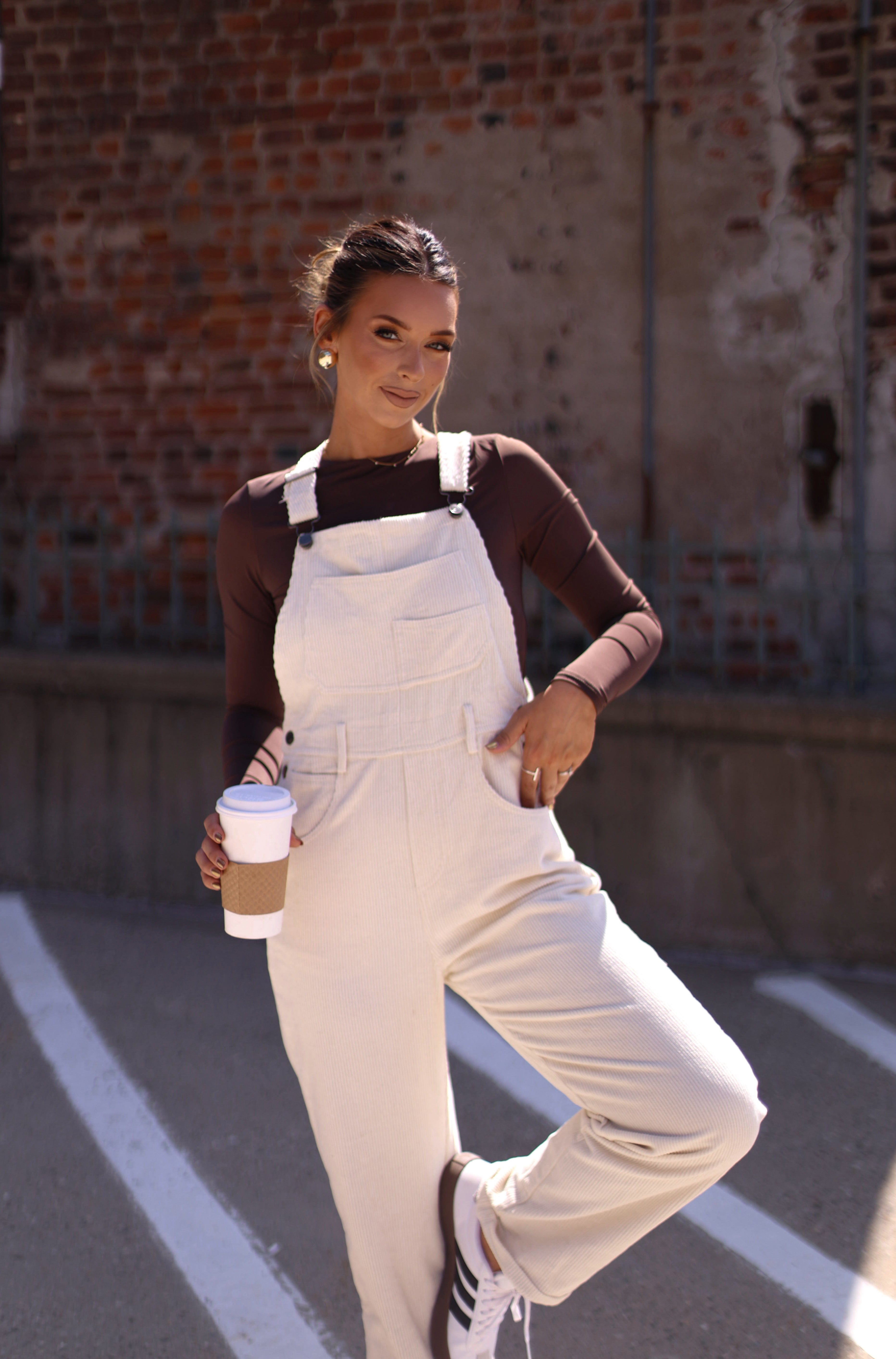 Carmen Corduroy Overalls - Main Image