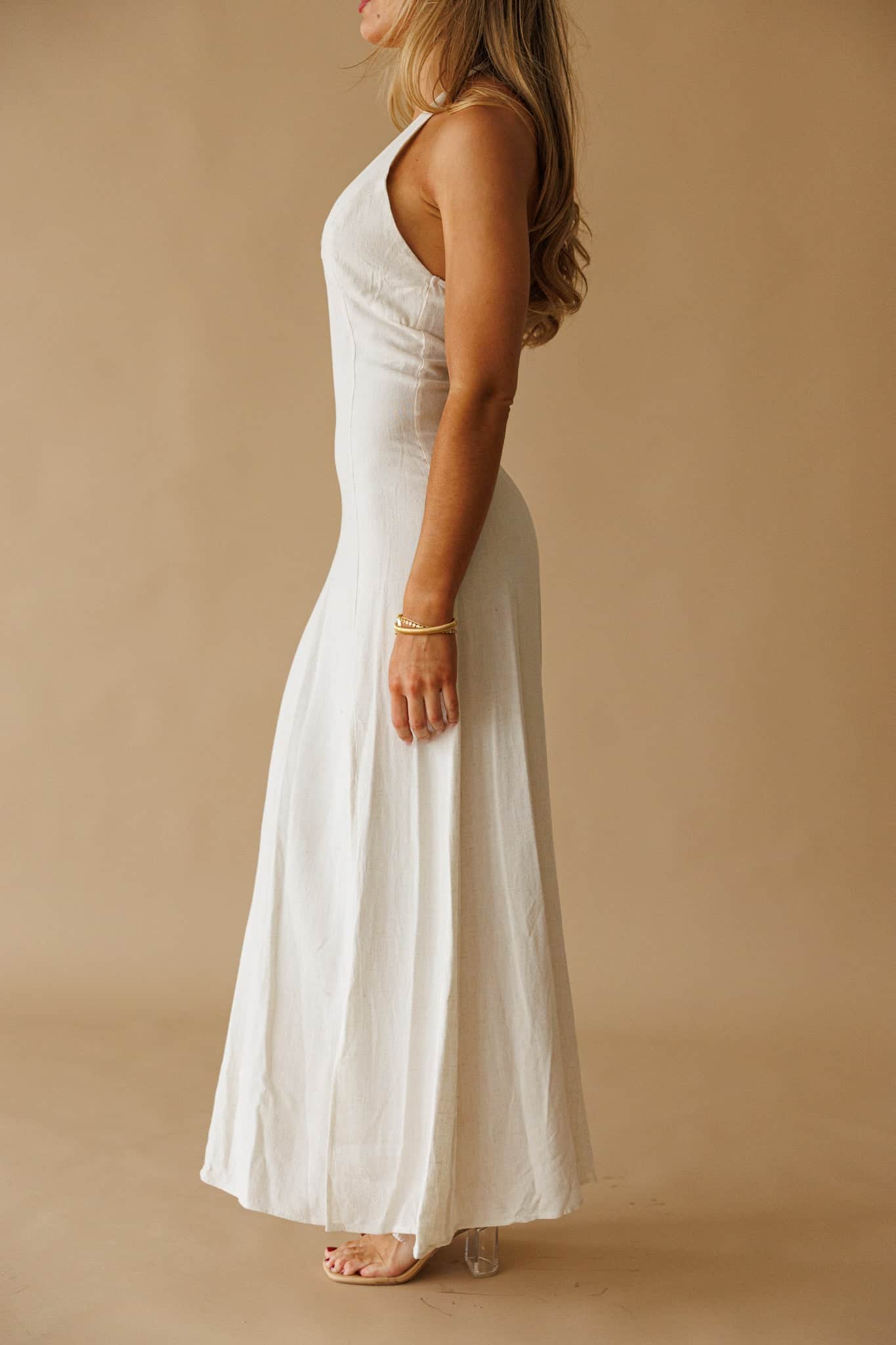 Coastal Muse Maxi Dress S Oat by Lane 201 Coastal Muse Maxi Dress S Oat by Lane 201