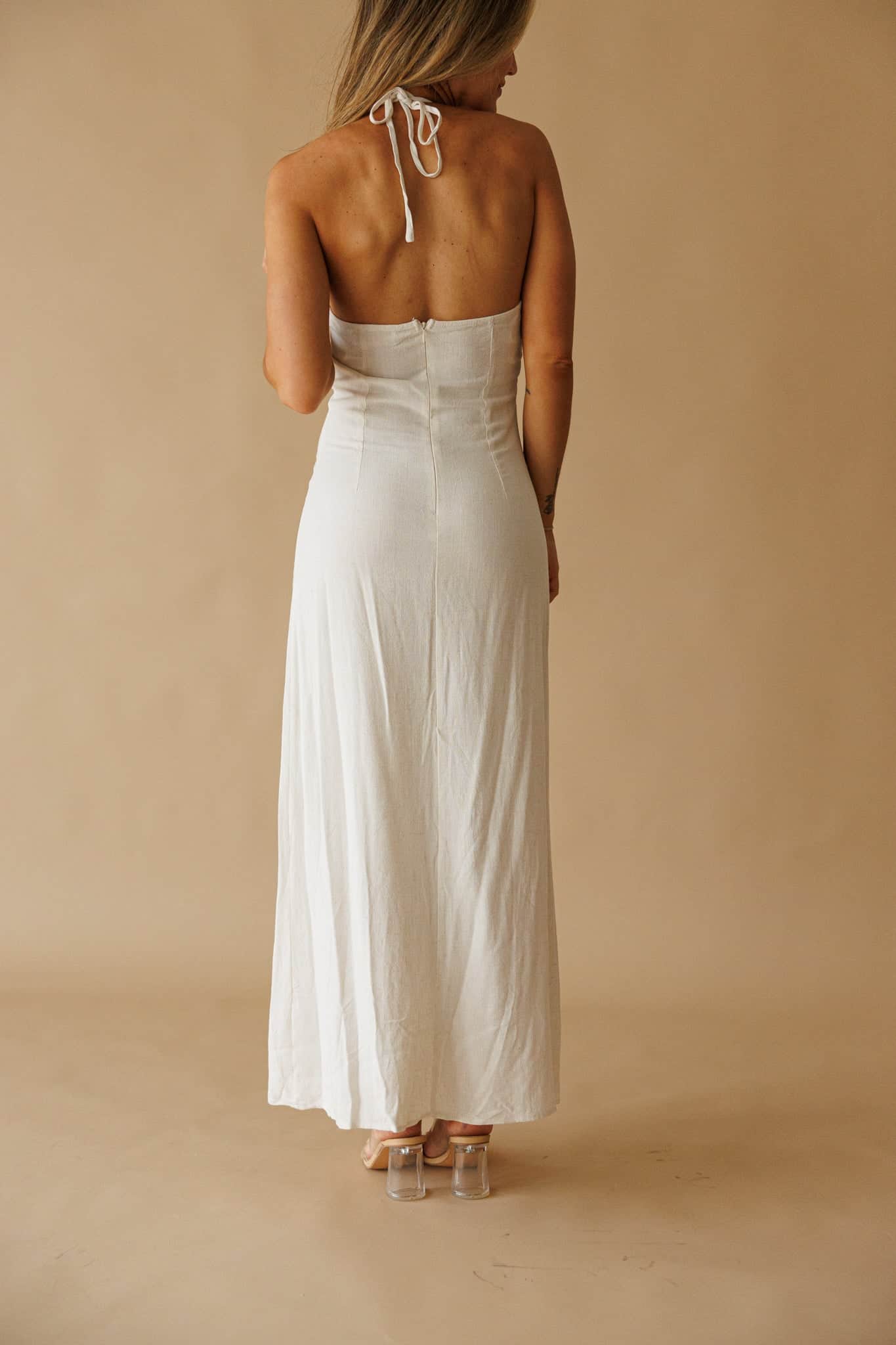 Coastal Muse Maxi Dress S Oat by Lane 201 Coastal Muse Maxi Dress S Oat by Lane 201